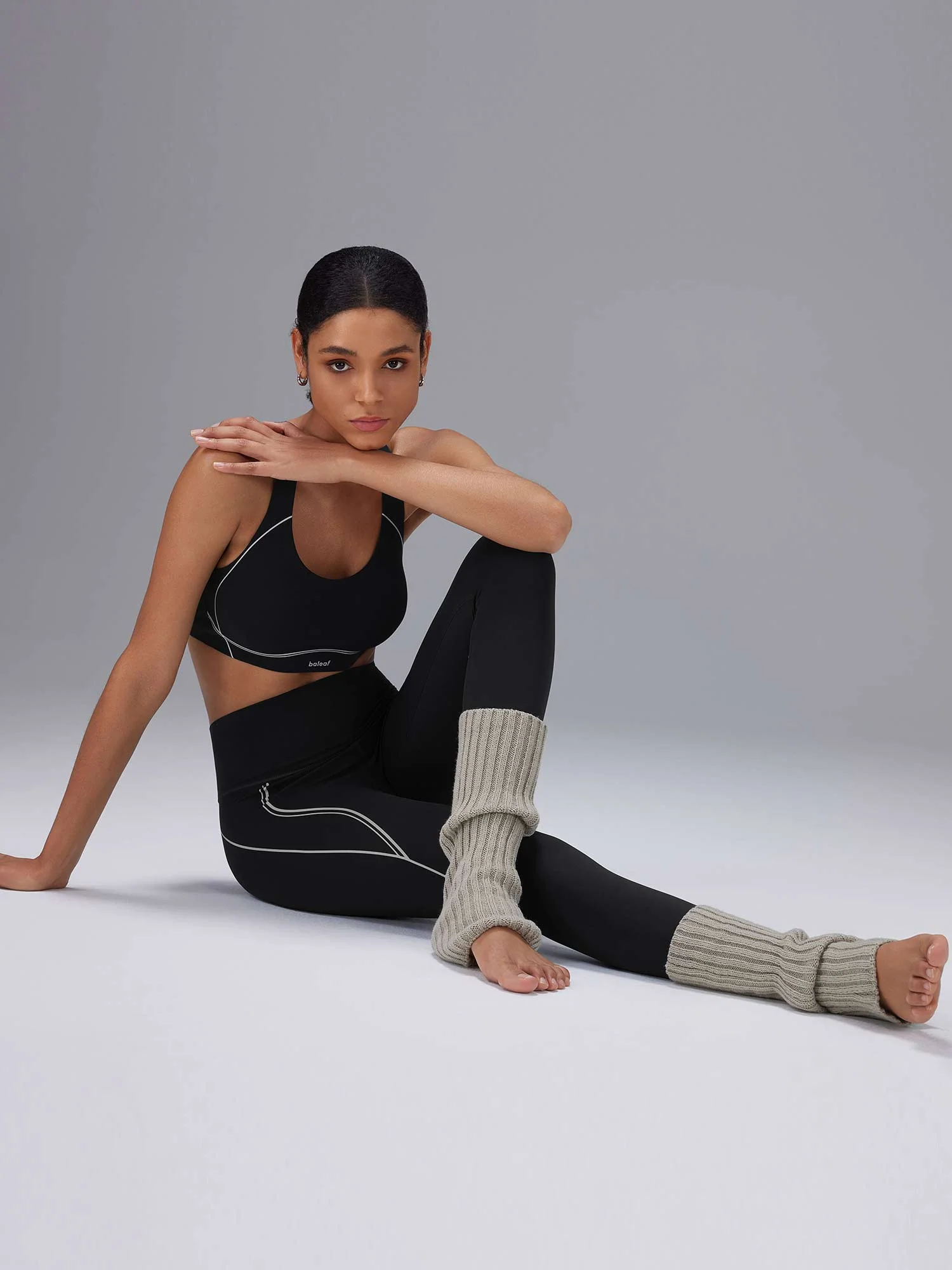 Freeleaf 25 High Rise Stripe Print Leggings