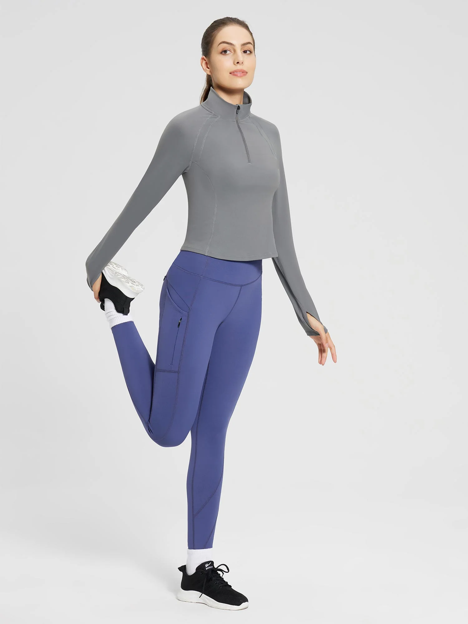 Laureate Fleece-Lined High Rise Pocket Leggings