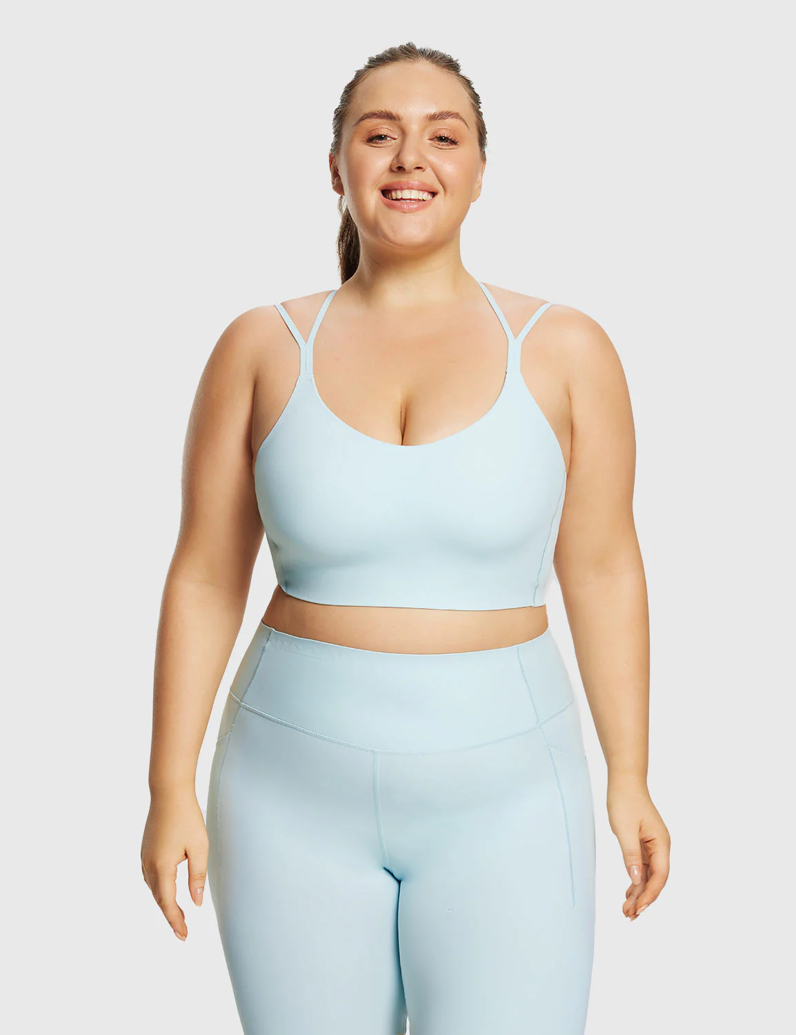 Freeleaf Cross-Strap Low-Impact Sports Bra