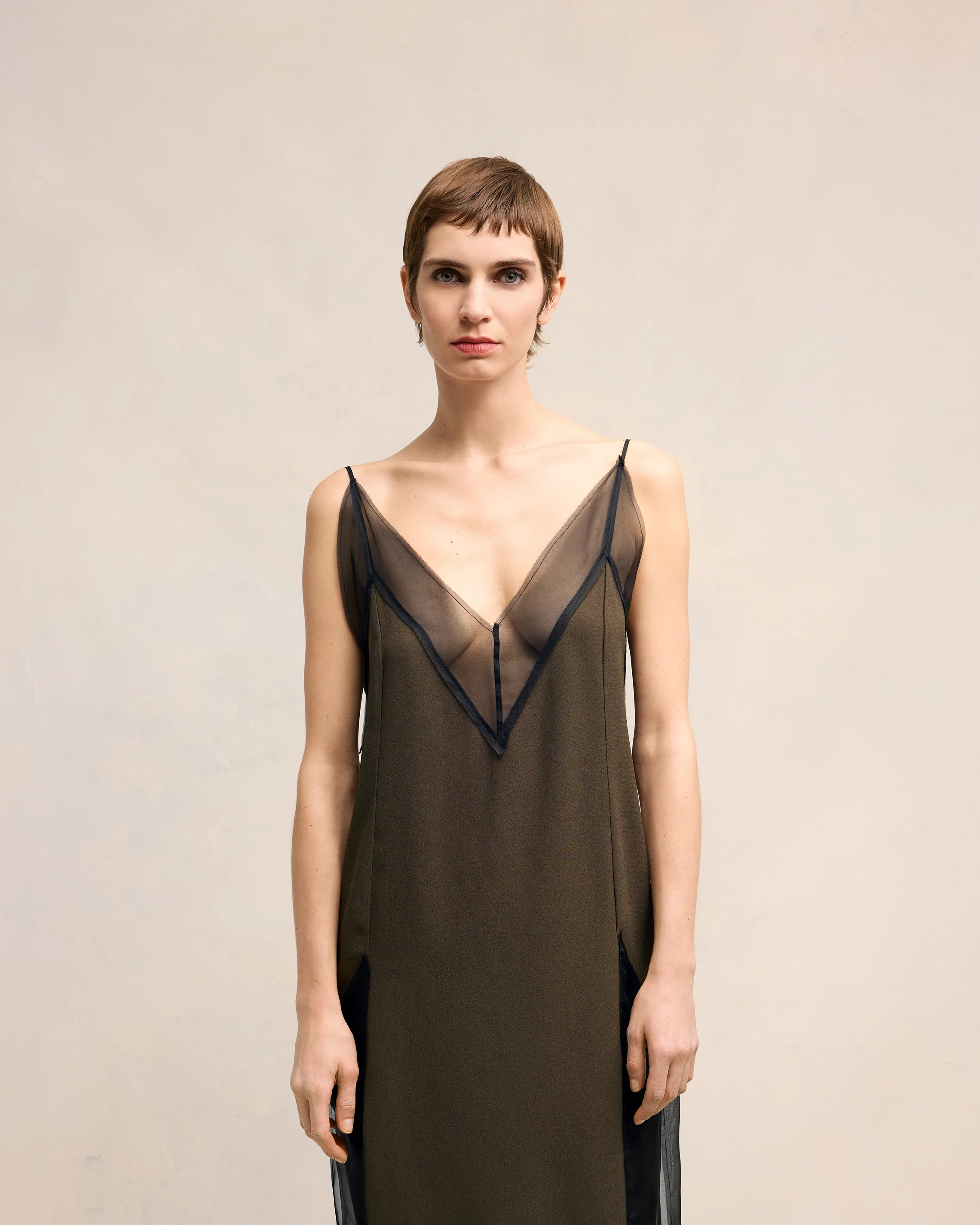 Midi Dress With Thin Straps