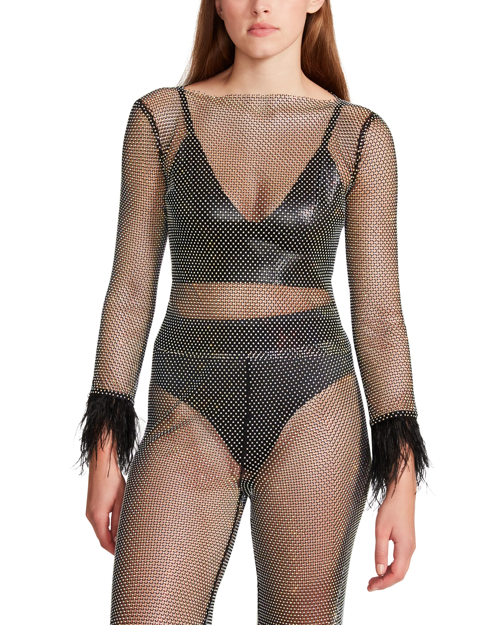 CHARLIZE TOP BLACK MULTI