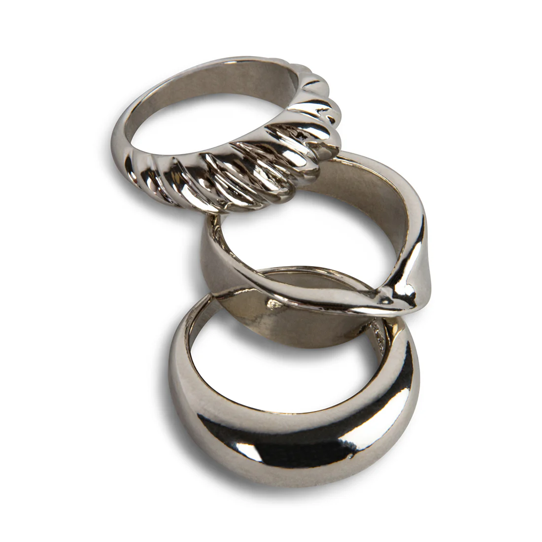TRIPLE RING SET SILVER