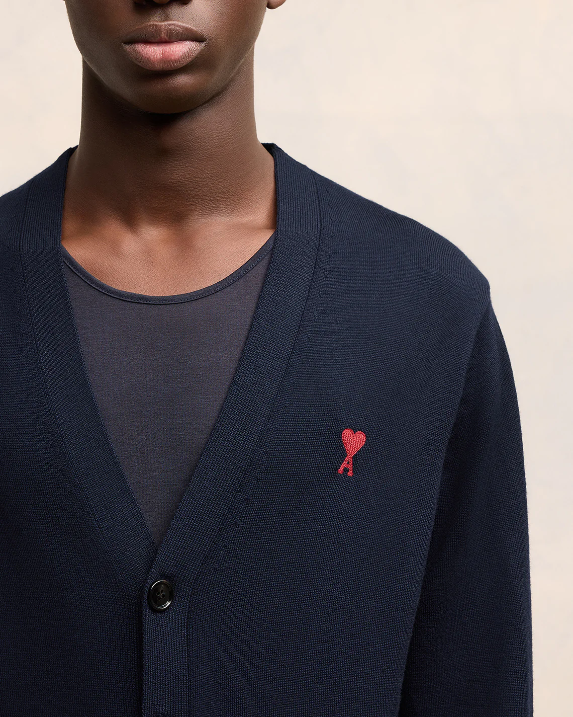 Cardigan With Embroidery Ami de Coeur