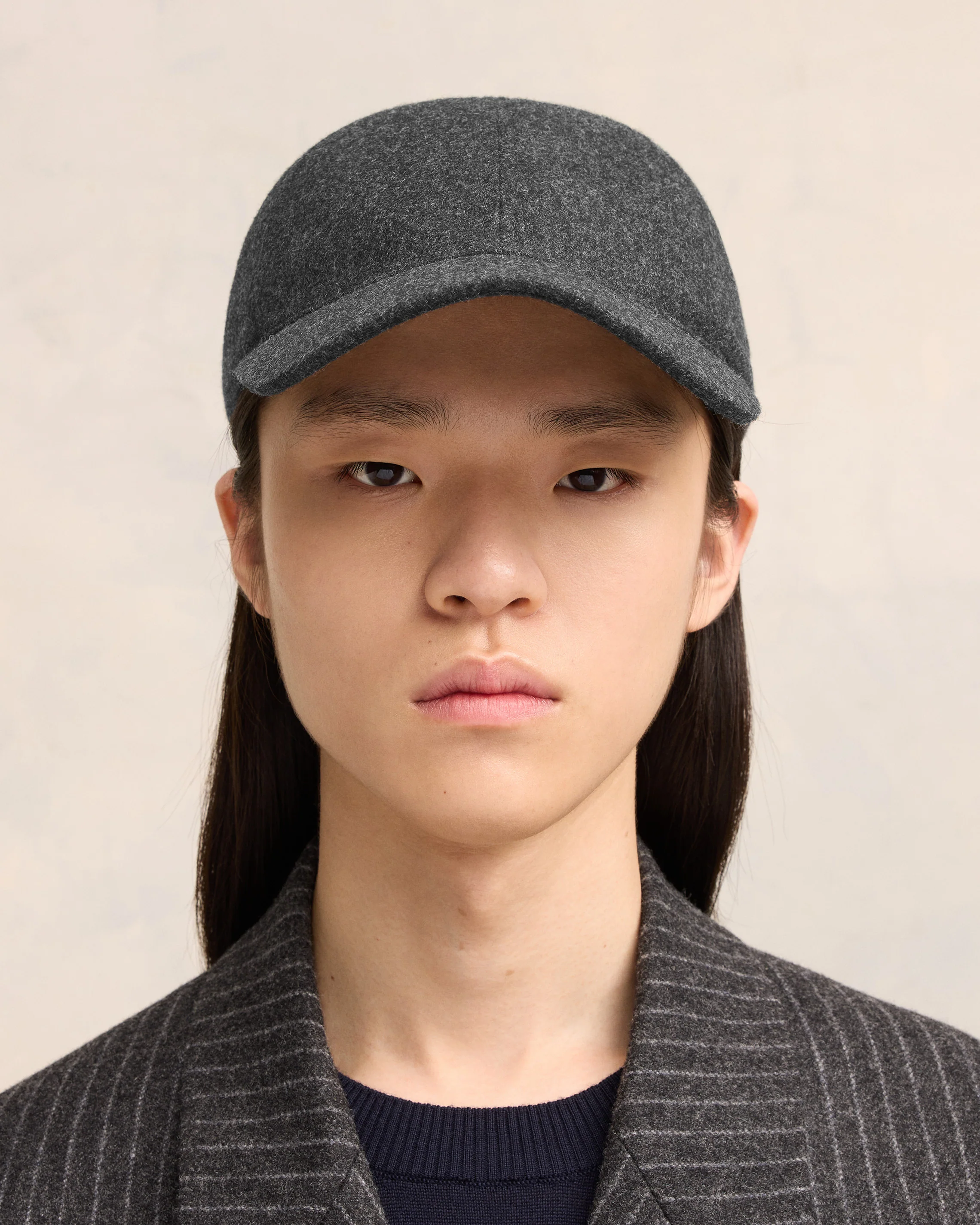 Ami Alexandre Mattiussi Leather Patch Cap