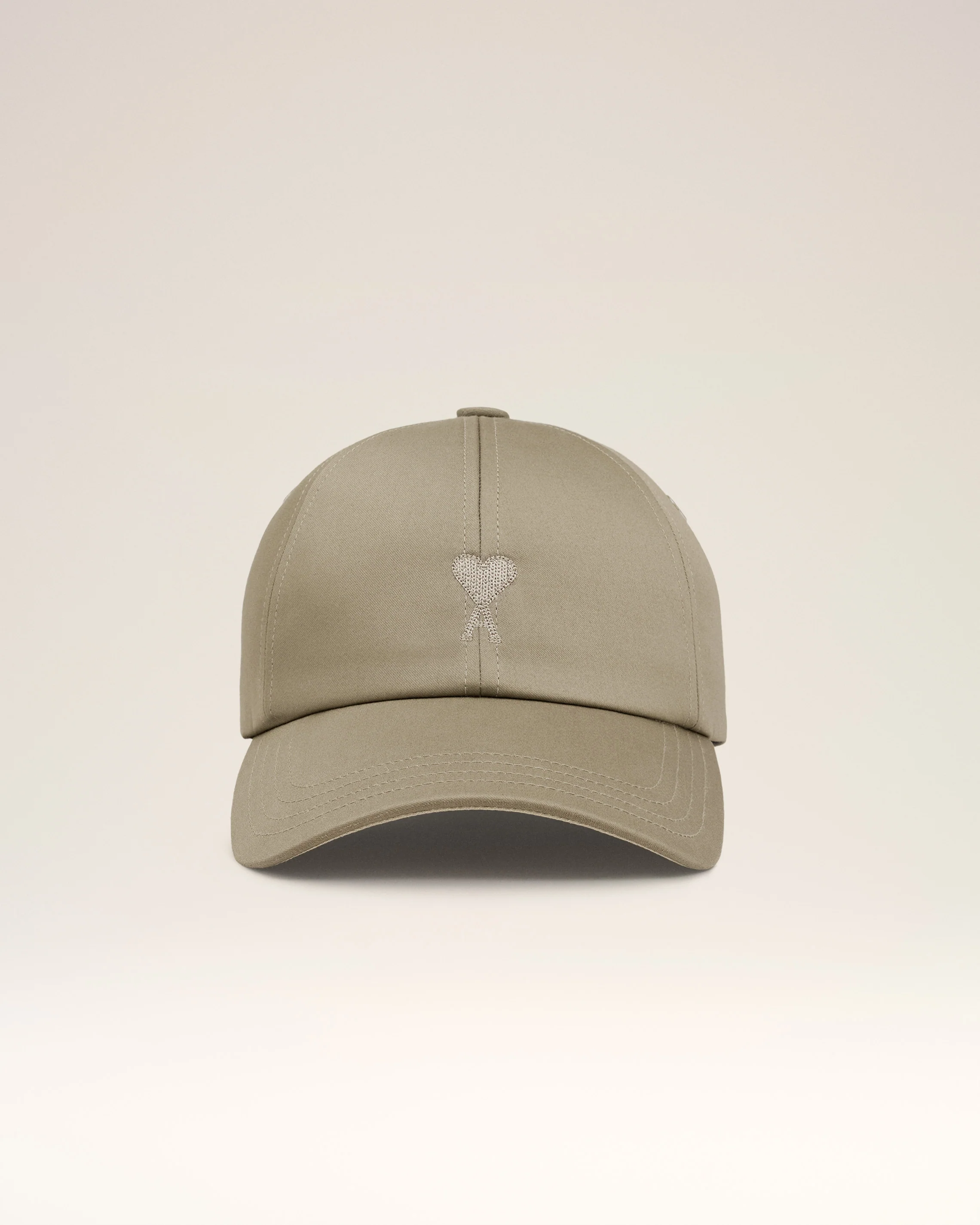 Green Cotton Ami de Coeur Embroidery Cap