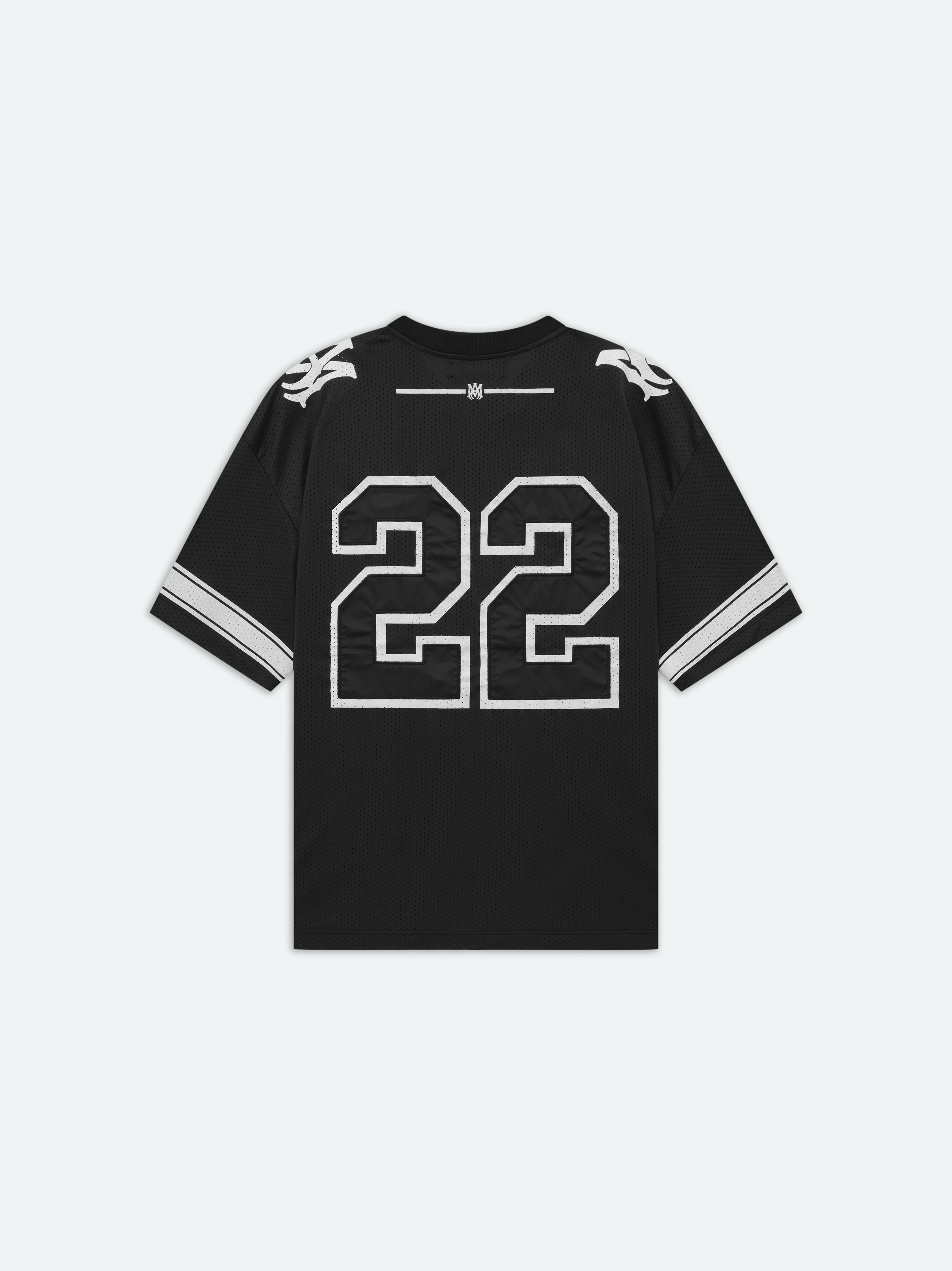 22 MESH TEE - BLACK