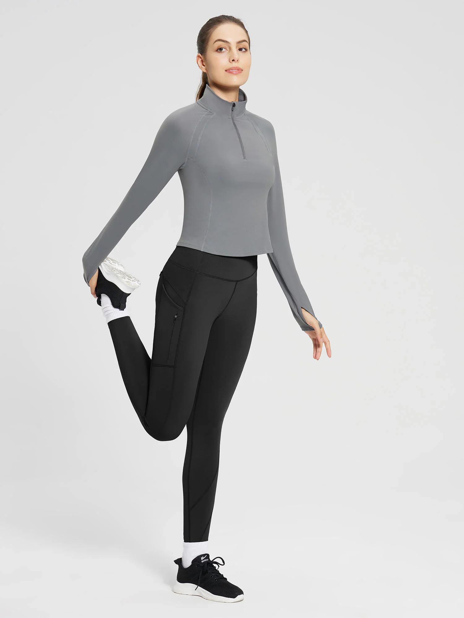Laureate Fleece-Lined High Rise Pocket Leggings