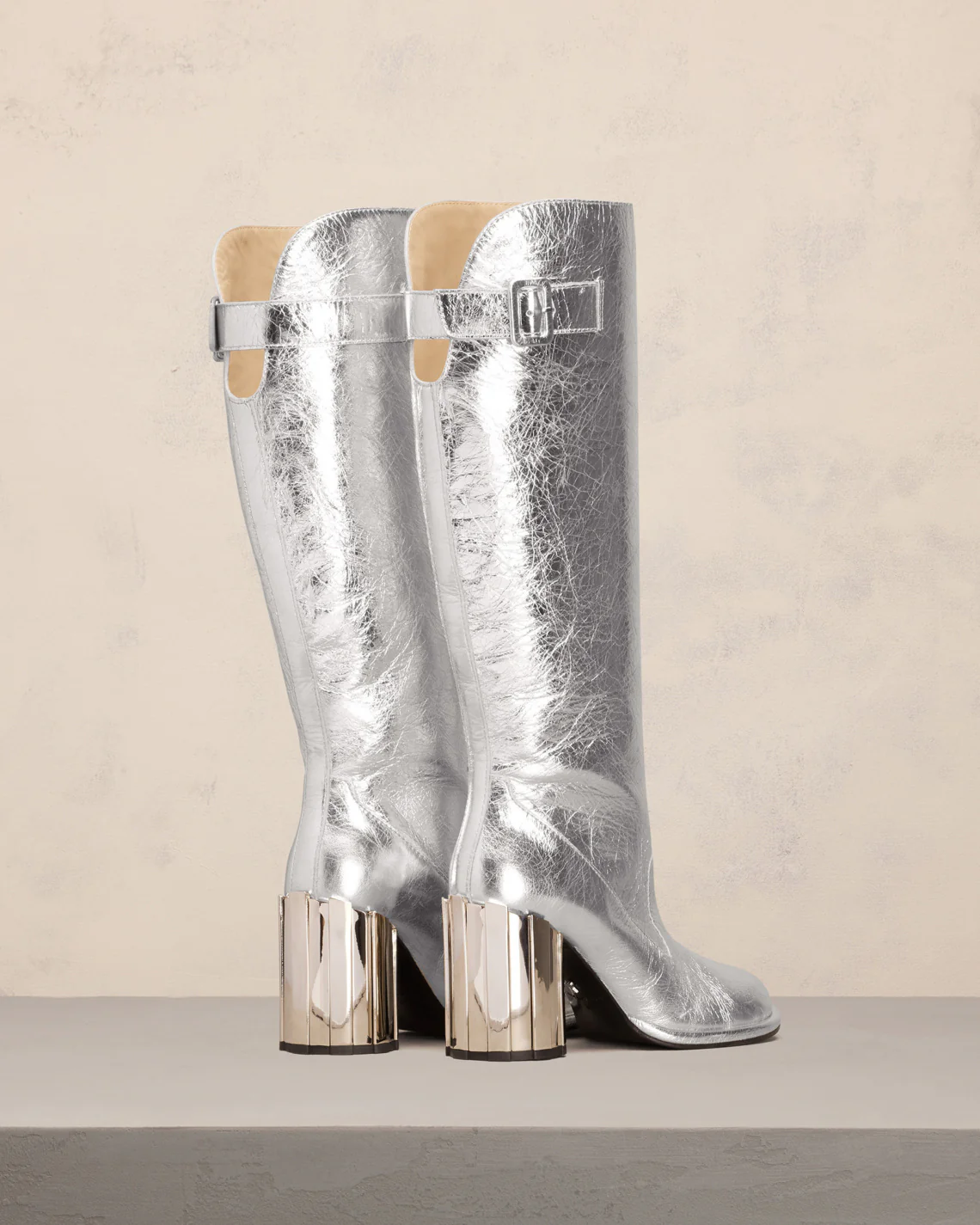 Anatomical Toe Buckled Boots