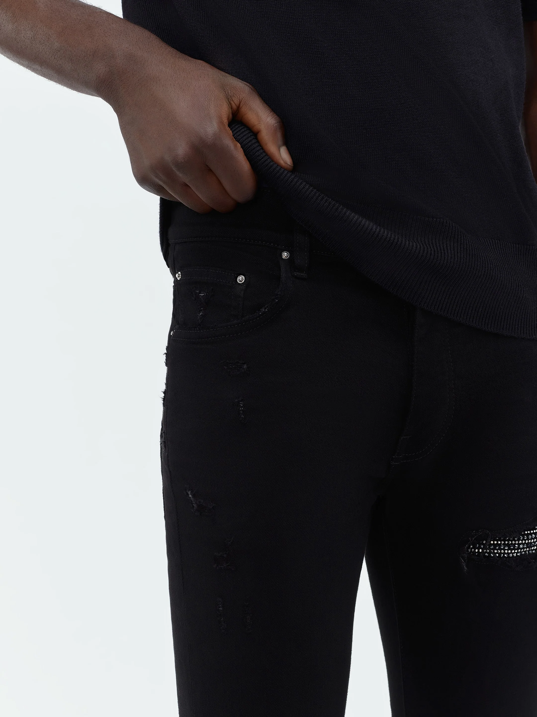 CRYSTAL MX1 JEAN - Black OD