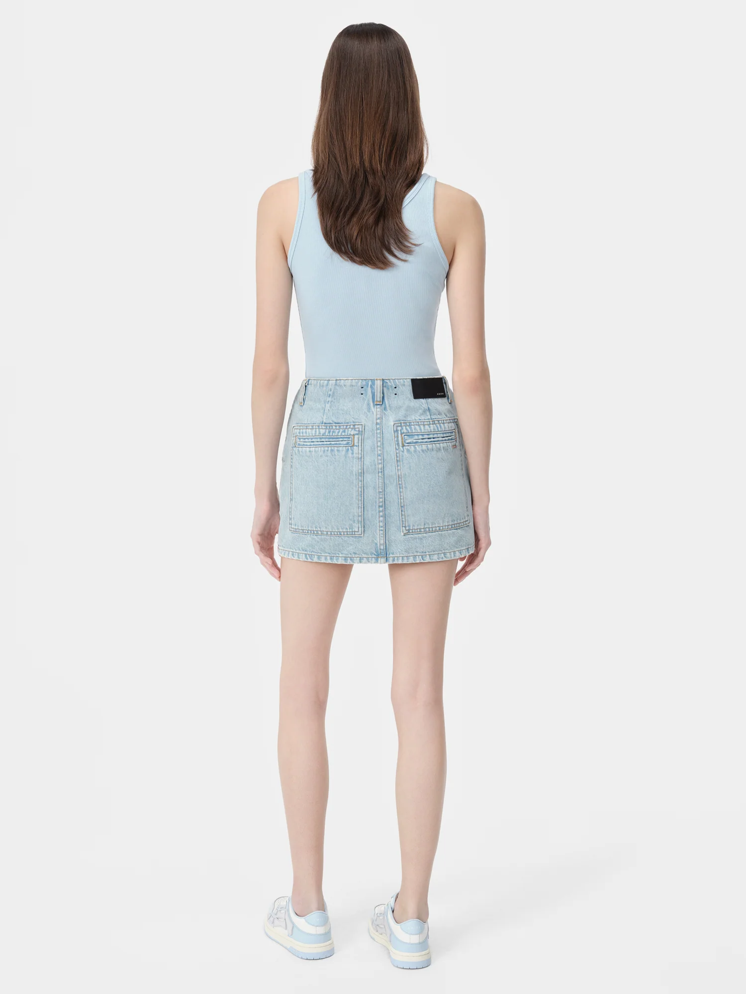 WOMEN - WOMEN'S CARGO SKIRT - Light Indigo