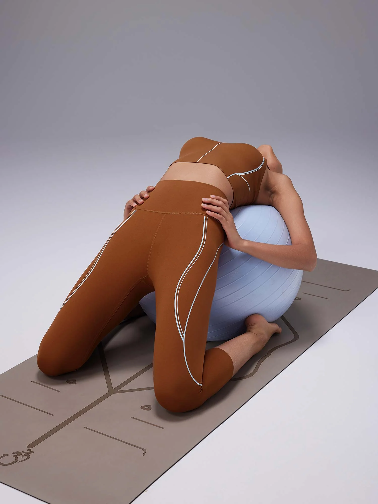 Freeleaf 19 High Rise Stripe Print Capris