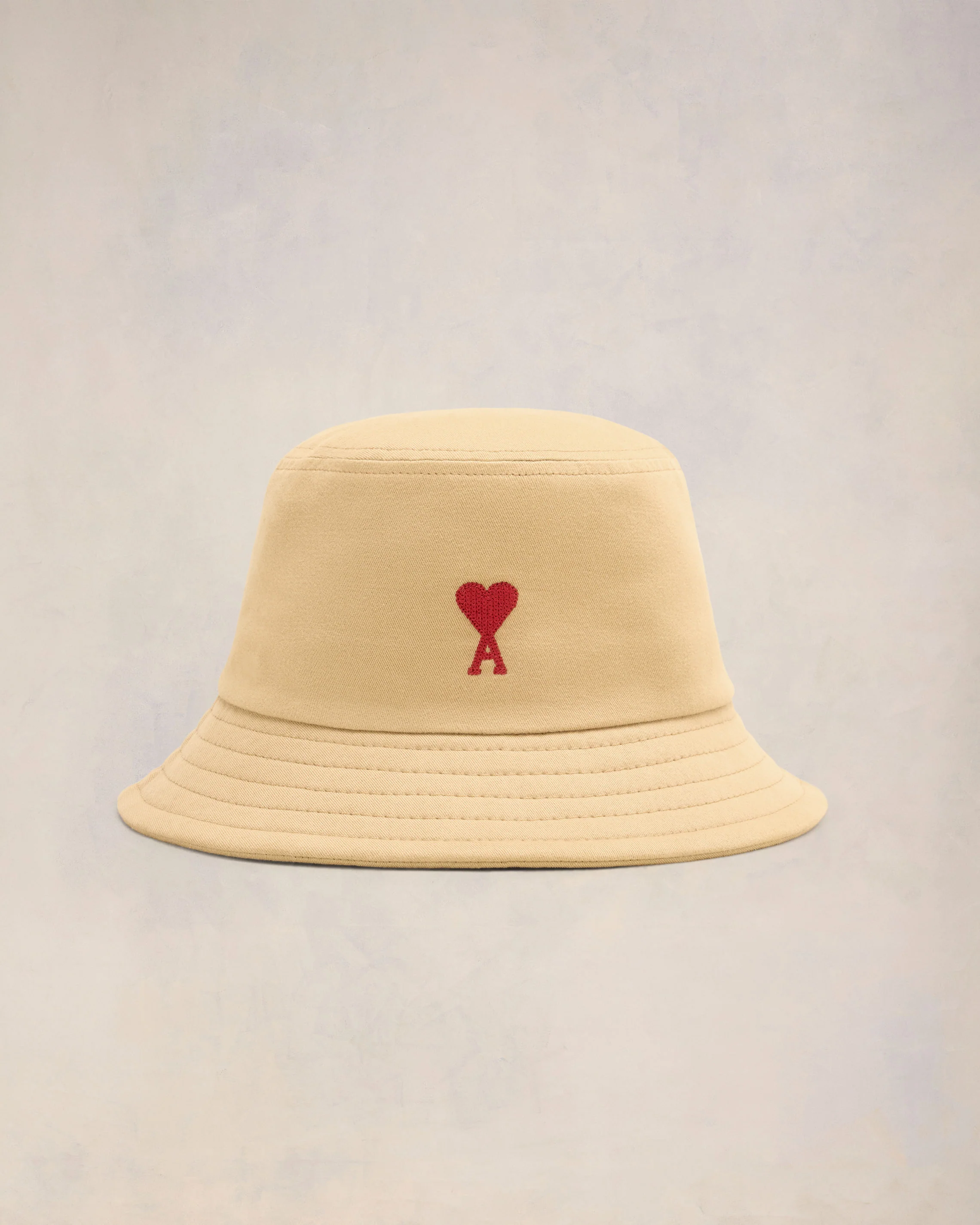 Red Ami de Coeur Embroidery Bucket Hat