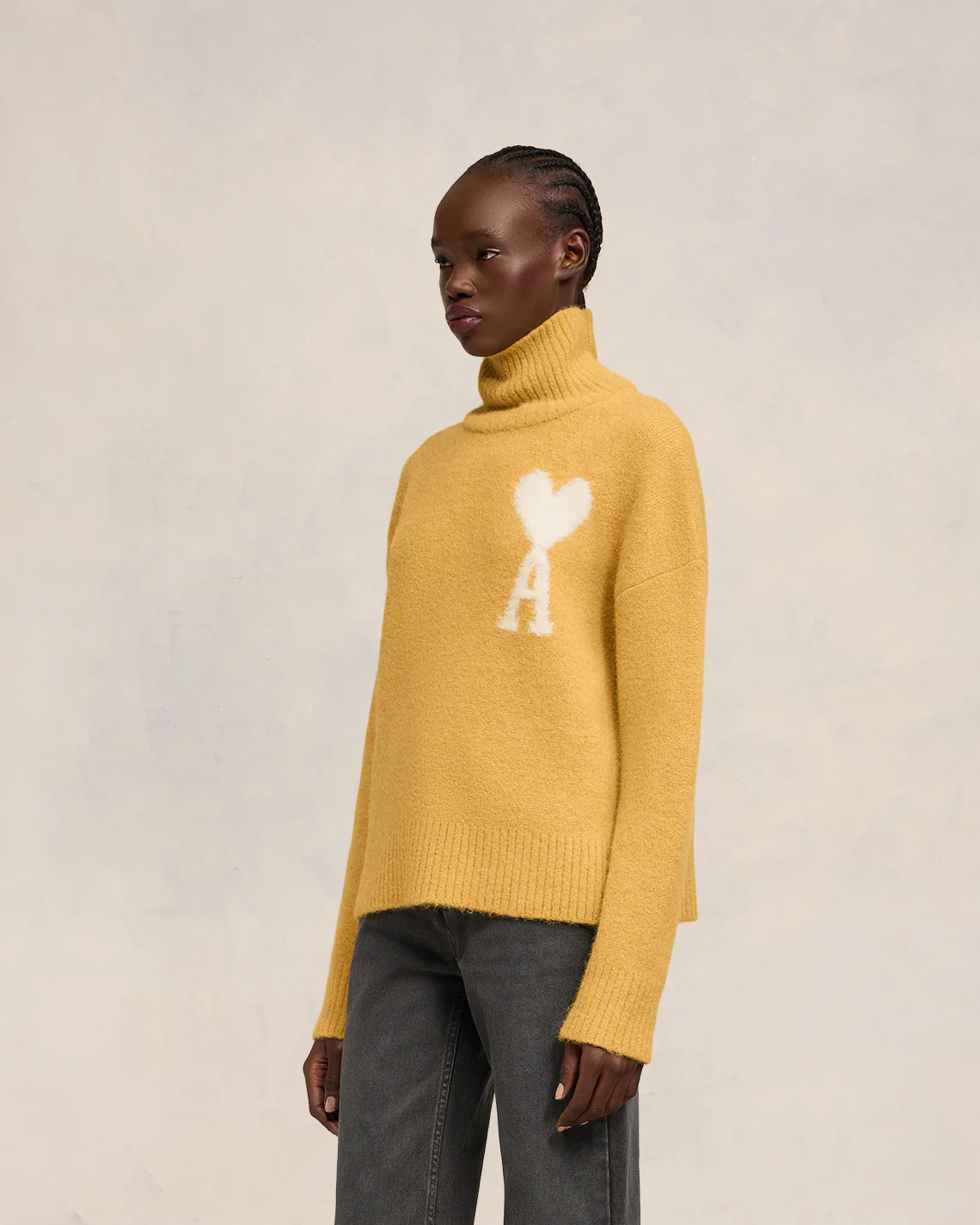 Off-White Ami de Coeur Funnel Neck Sweater