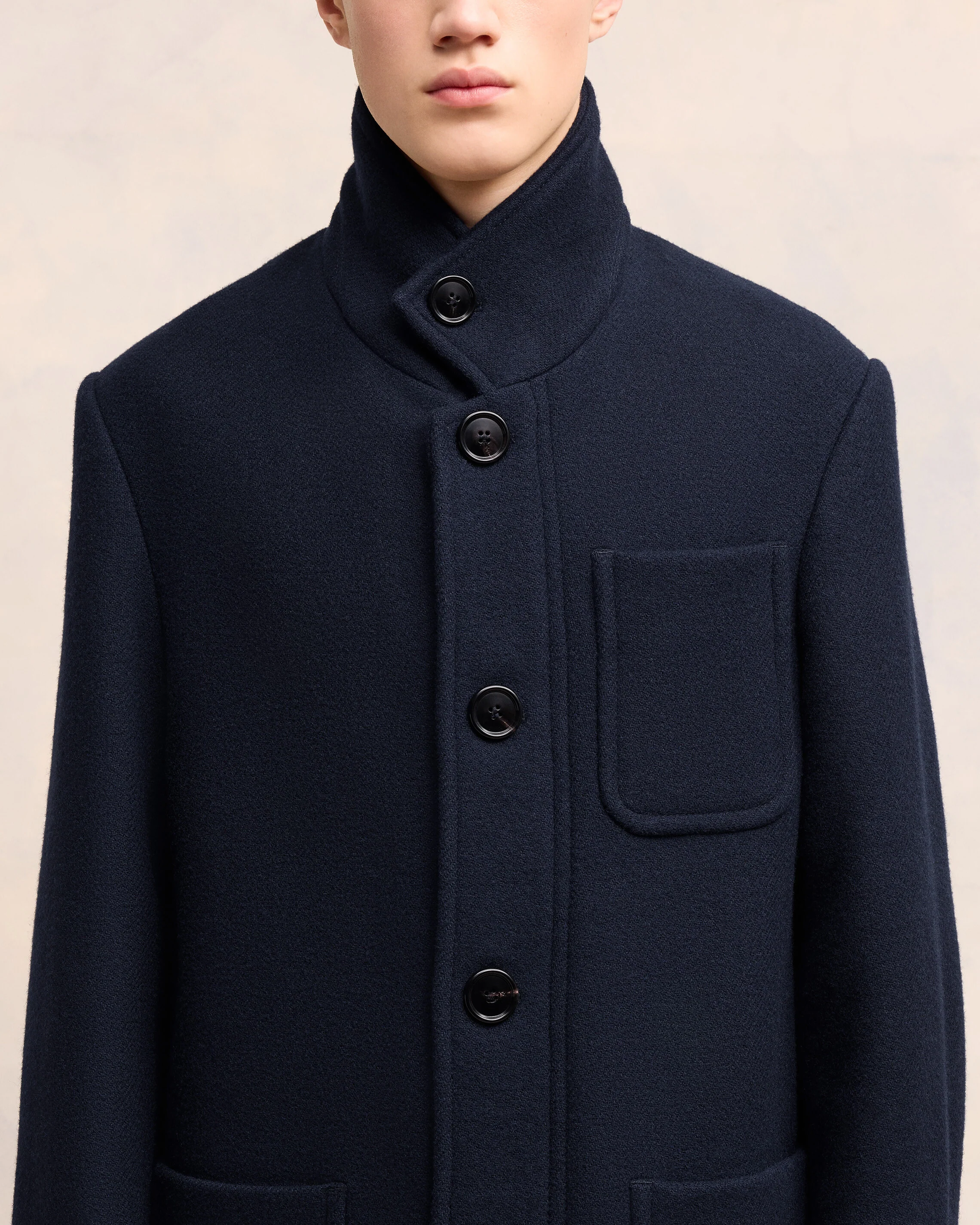 High Collar Short Coat