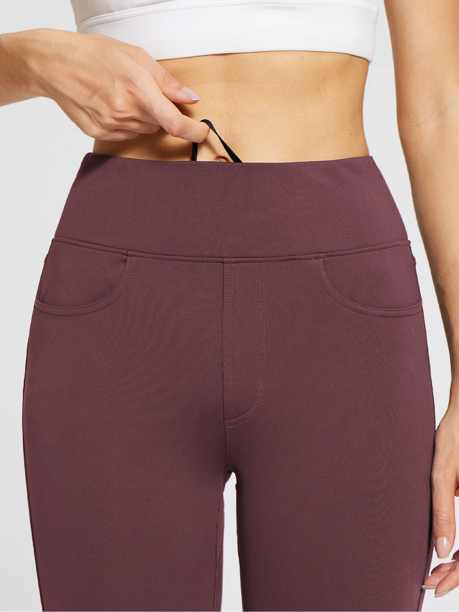 Laureate Fleece-Lined Denim Leggings