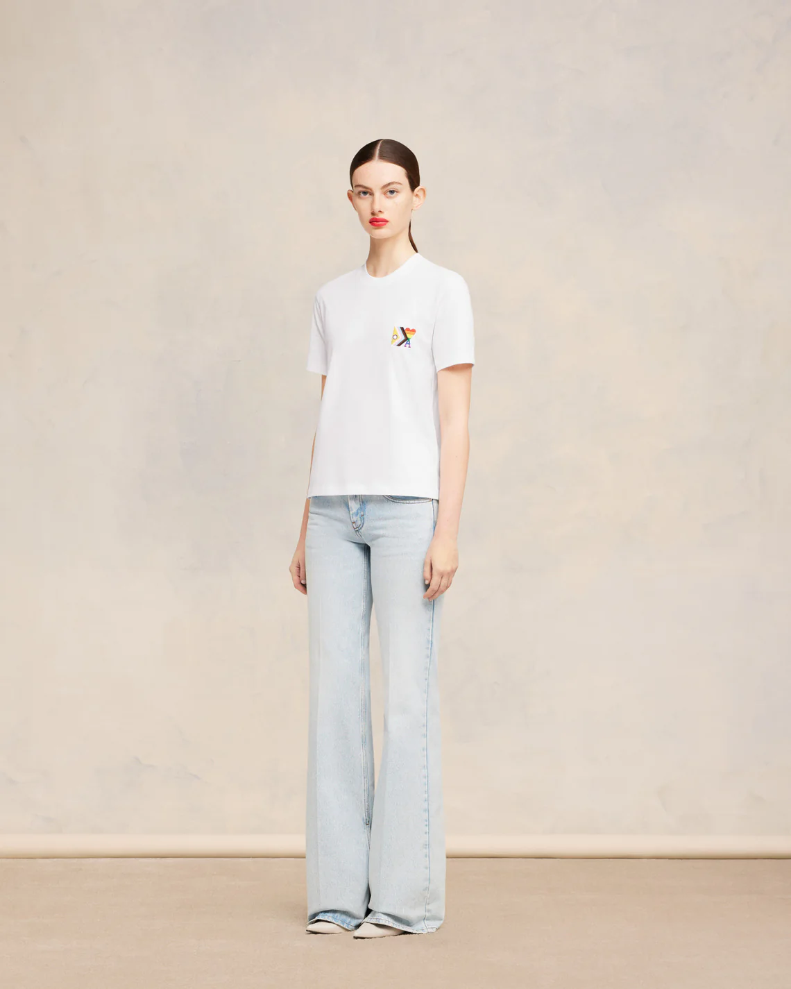 Rainbow Ami de Coeur Classic Fit T-shirt