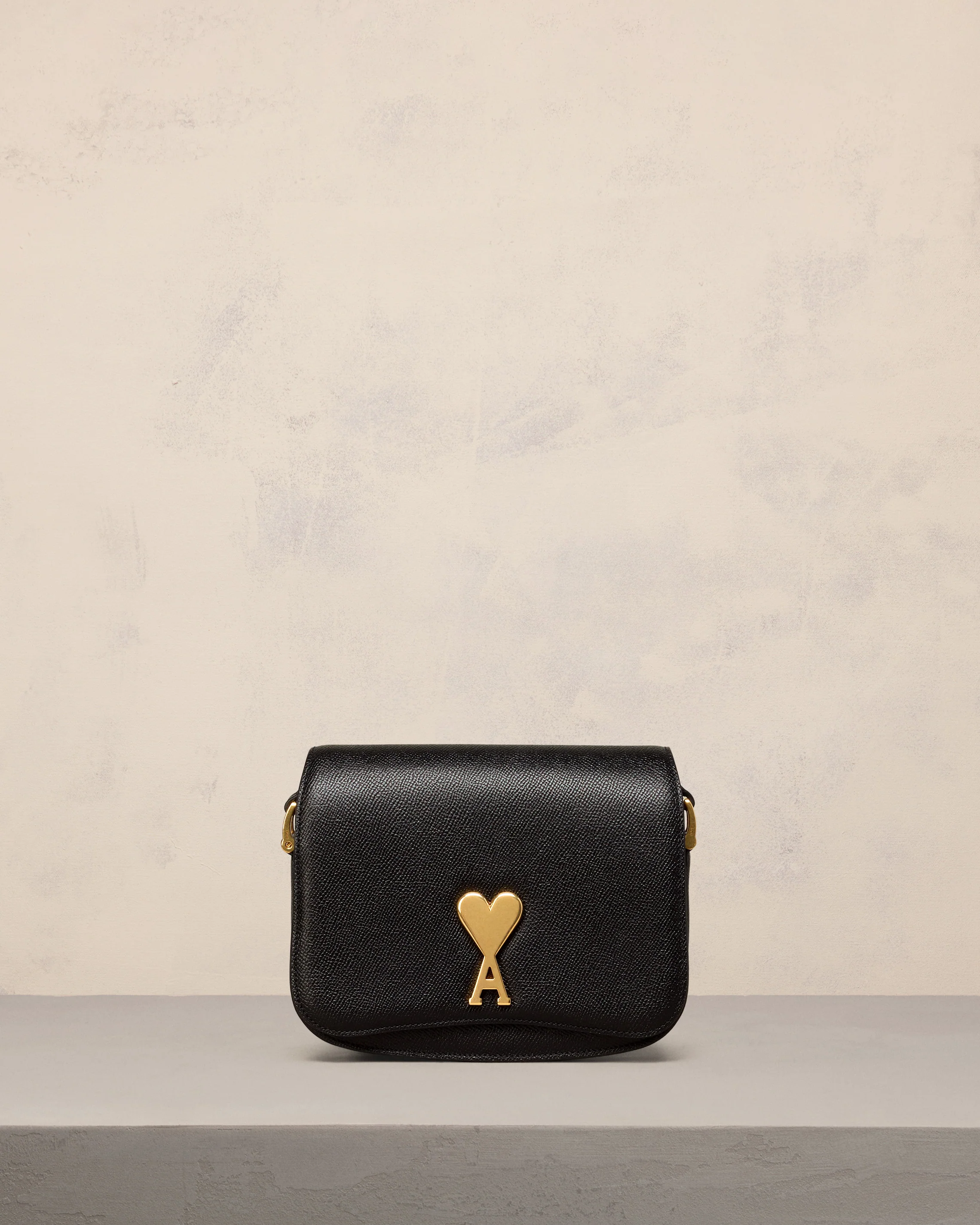 Black Leather Paris Paris Bag