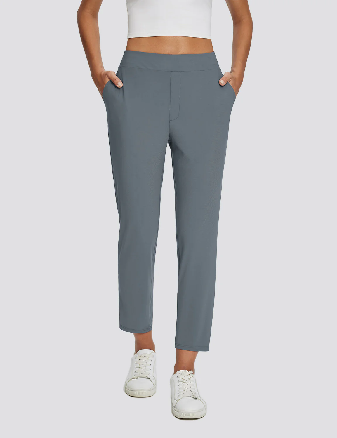 Flyleaf Ankle-length High-rise Pants