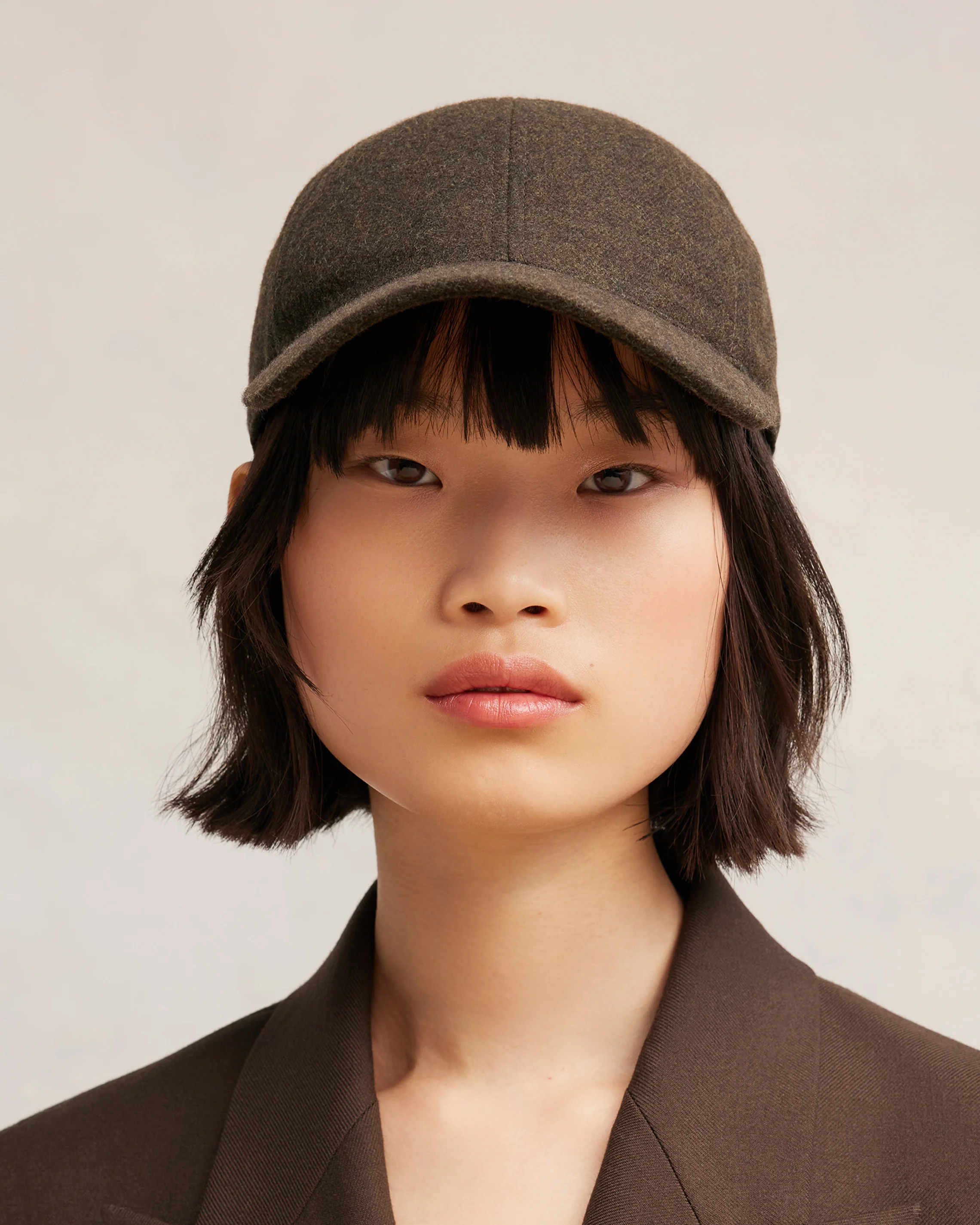 Ami Alexandre Mattiussi Leather Patch Cap