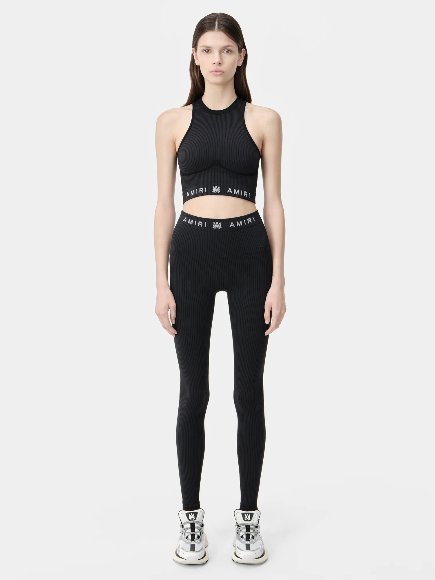 WOMEN - WOMEN'S MA RIBBED SEAMLESS LEGGING - Black