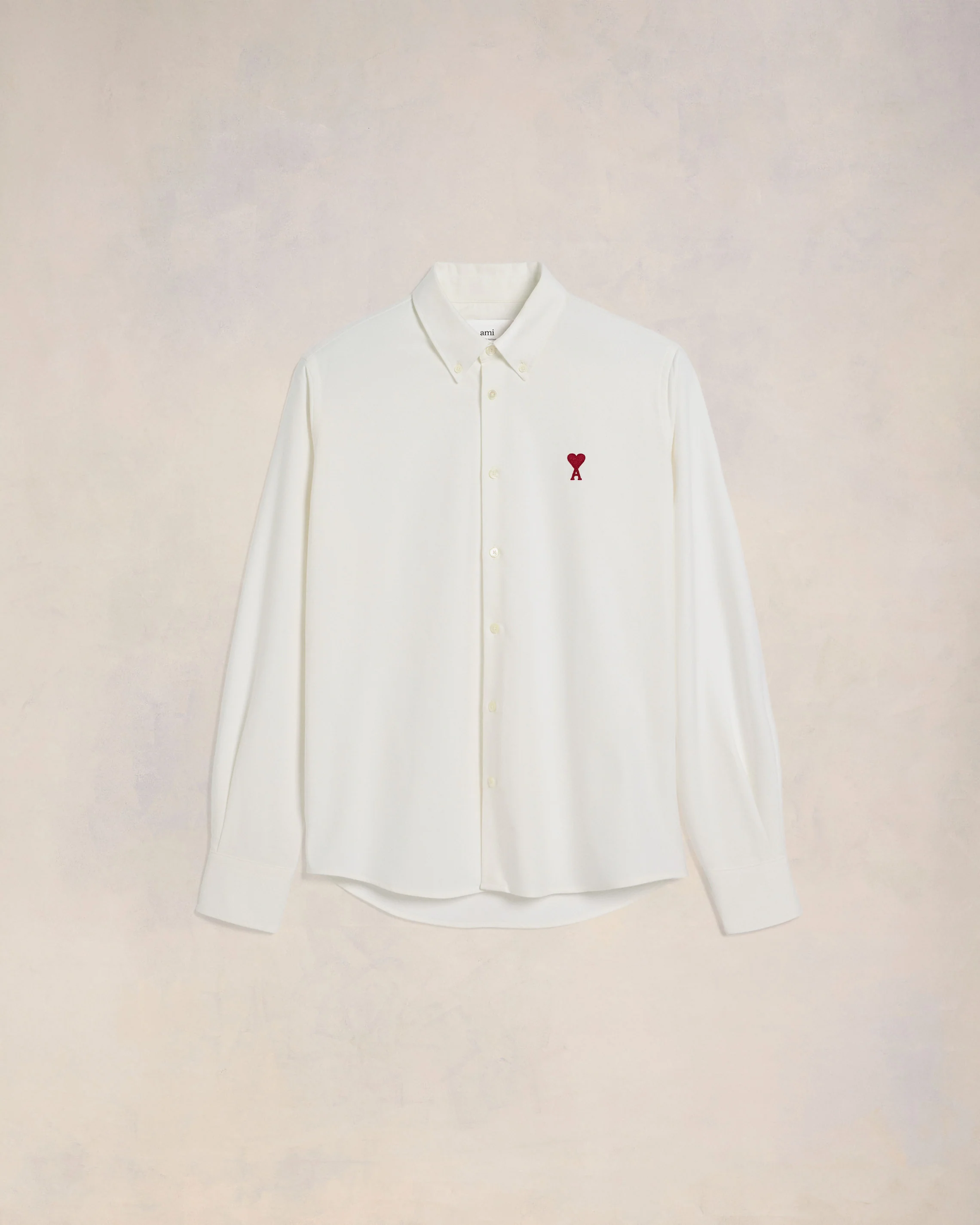 White Cotton Button-Down Ami de Coeur Shirt