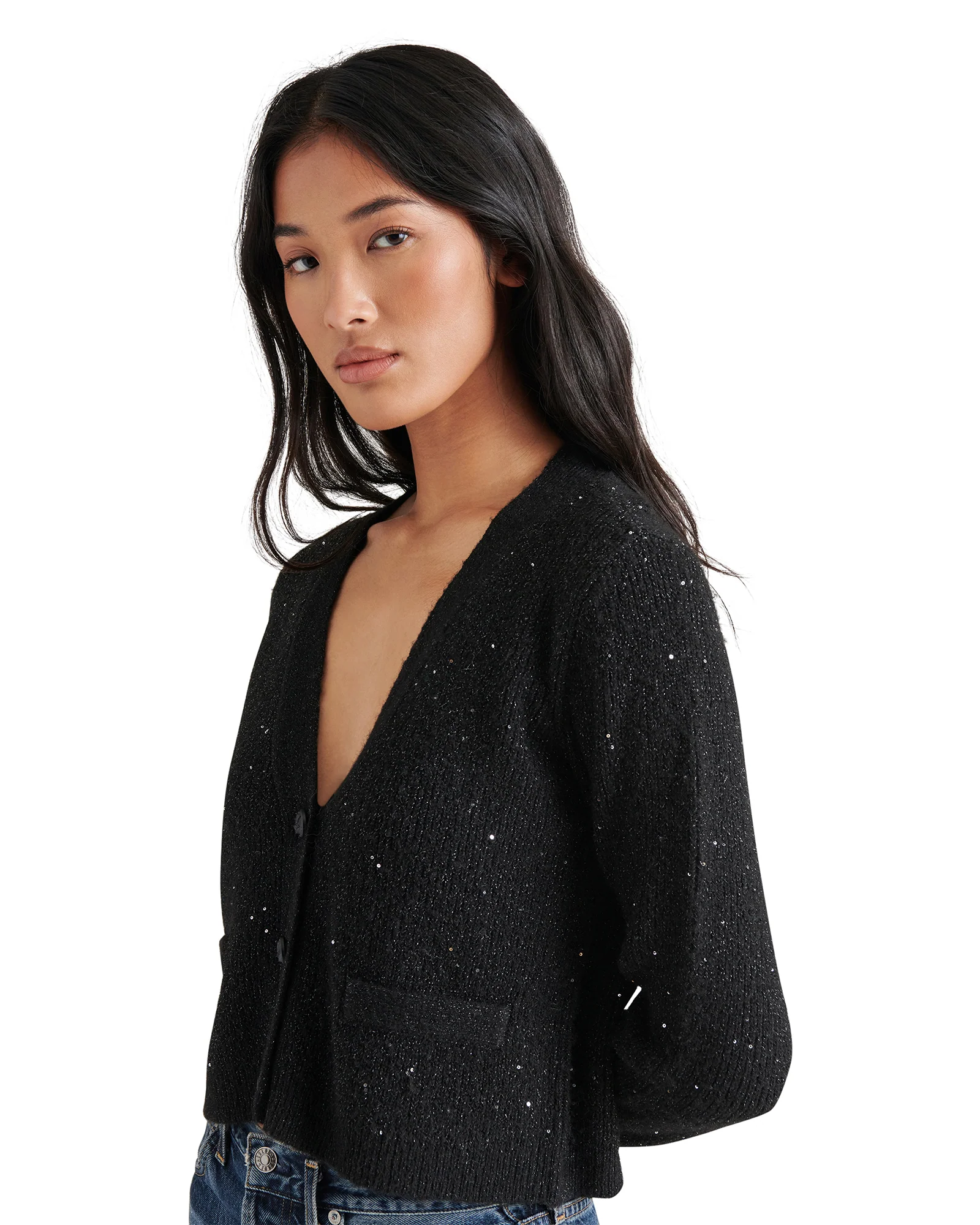 AERO CARDIGAN CHARCOAL