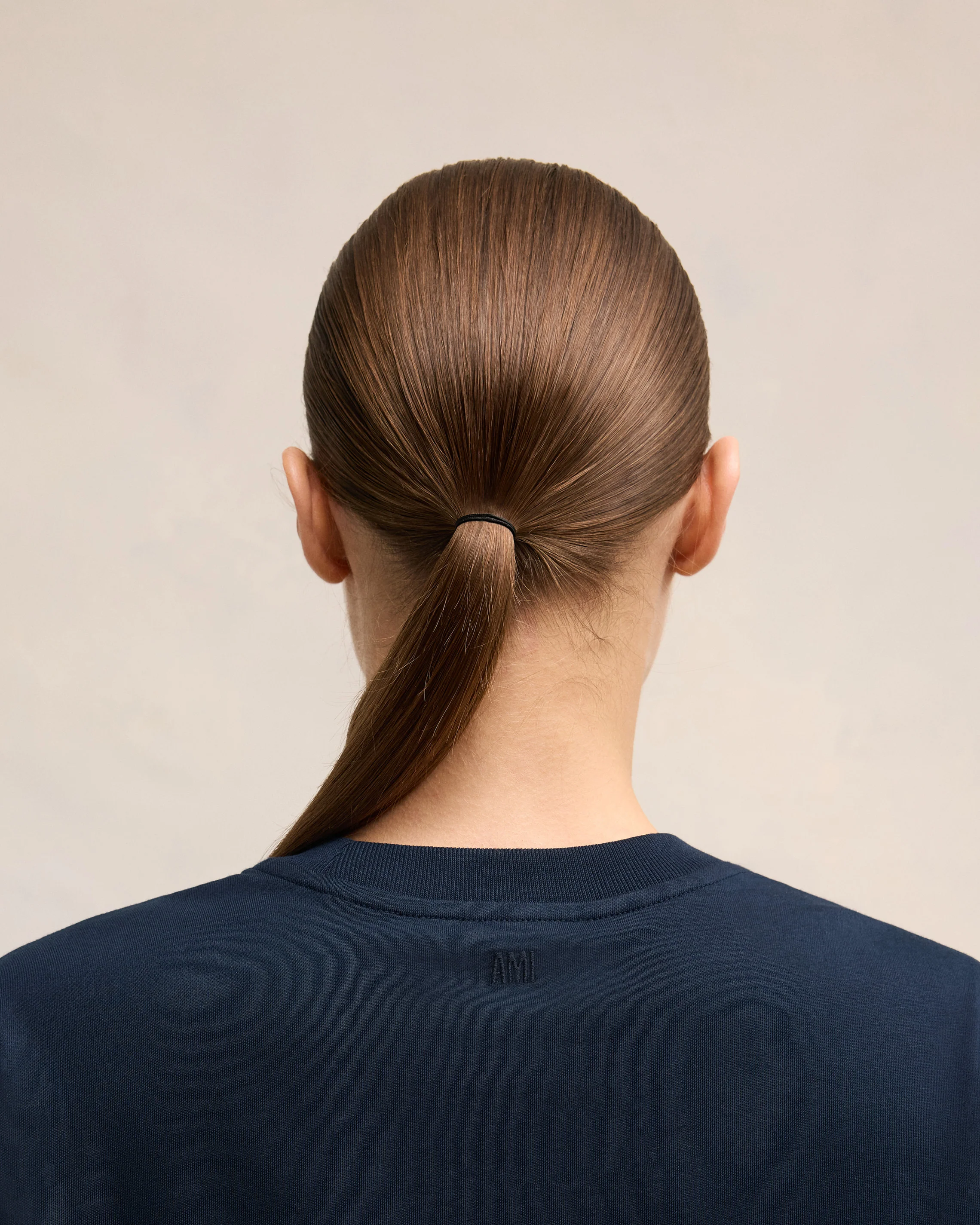 Navy Cotton Ami de Coeur T-Shirt