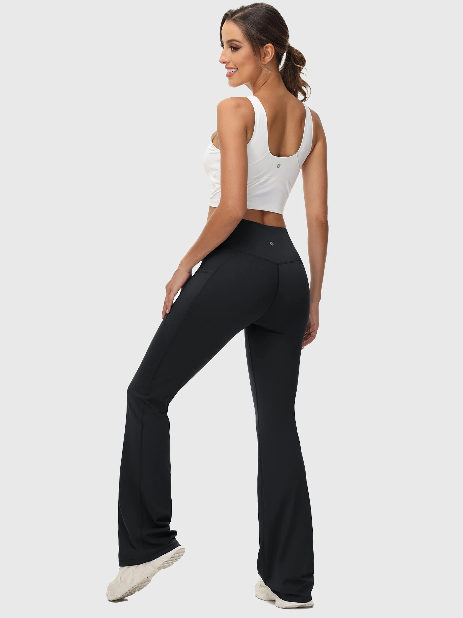 Laureate 34 Crossover High Rise Flared Pants