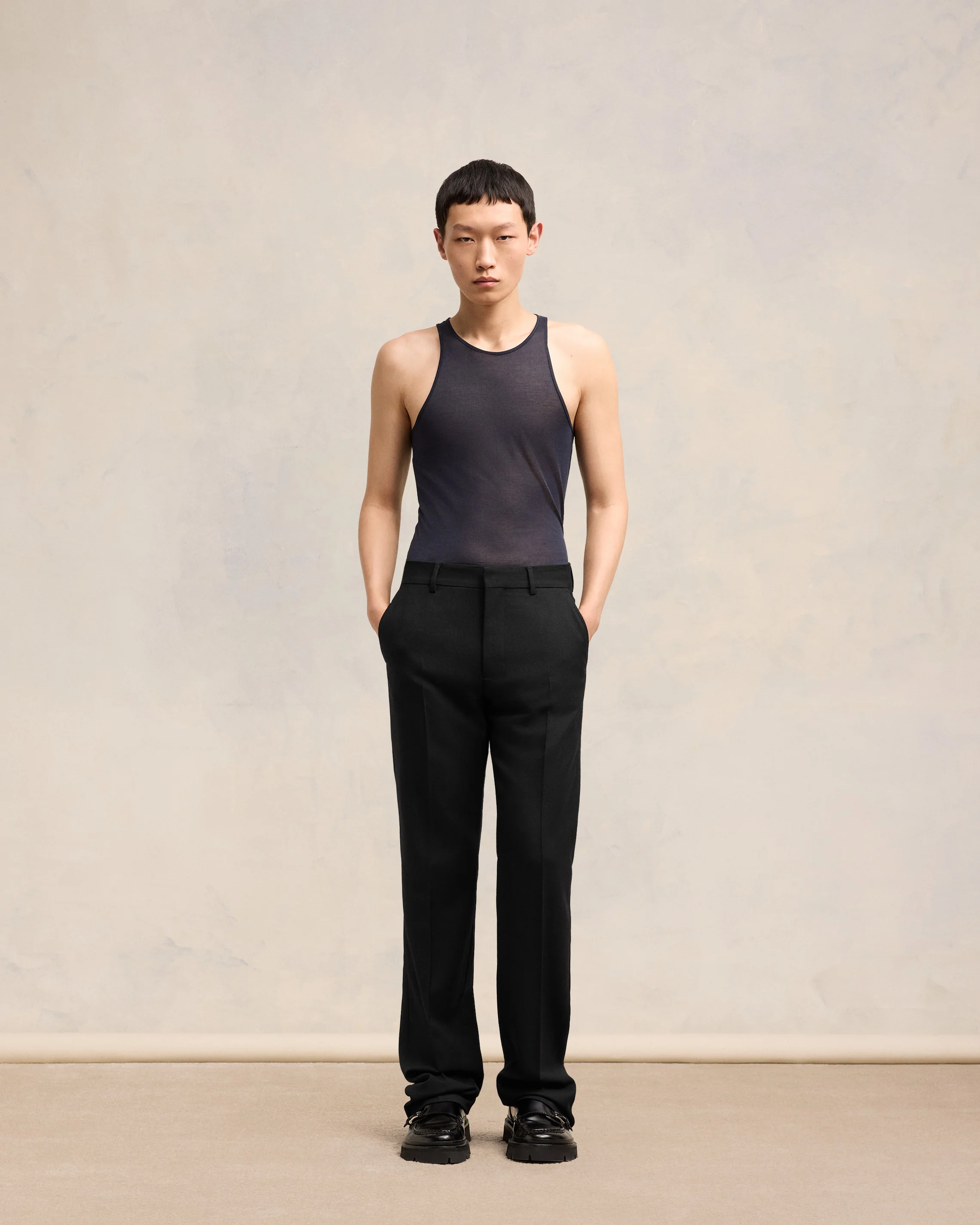 Straight Fit Trousers