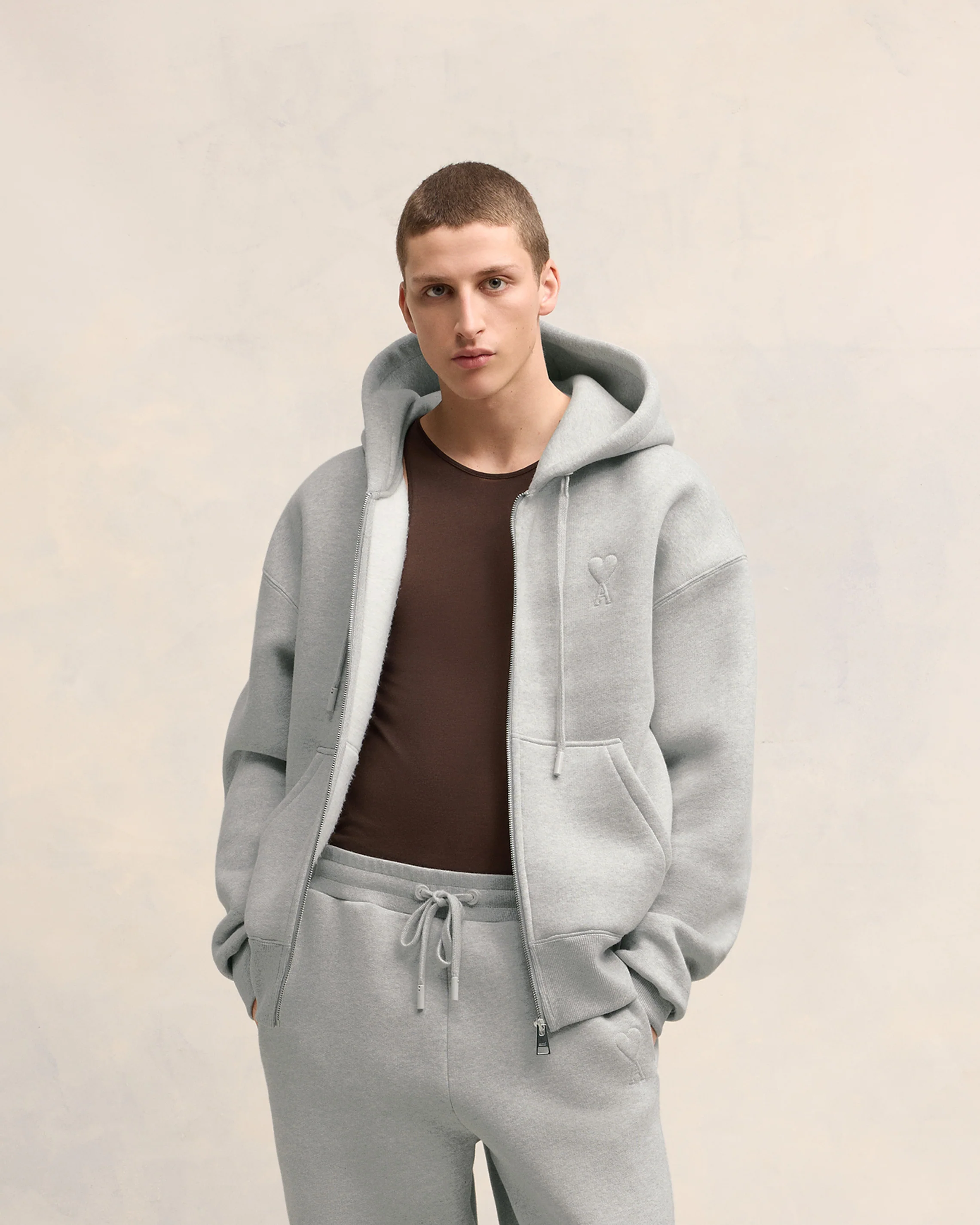 Zipped Ami de Coeur Hoodie