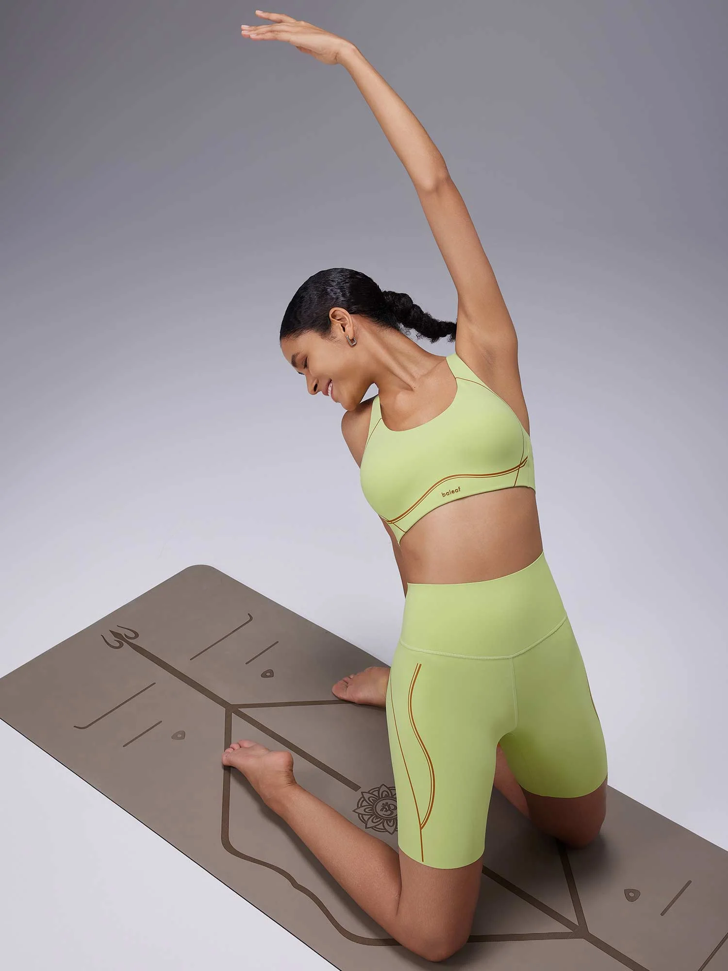 Freeleaf Printed Spaghetti Strap Sports Bra