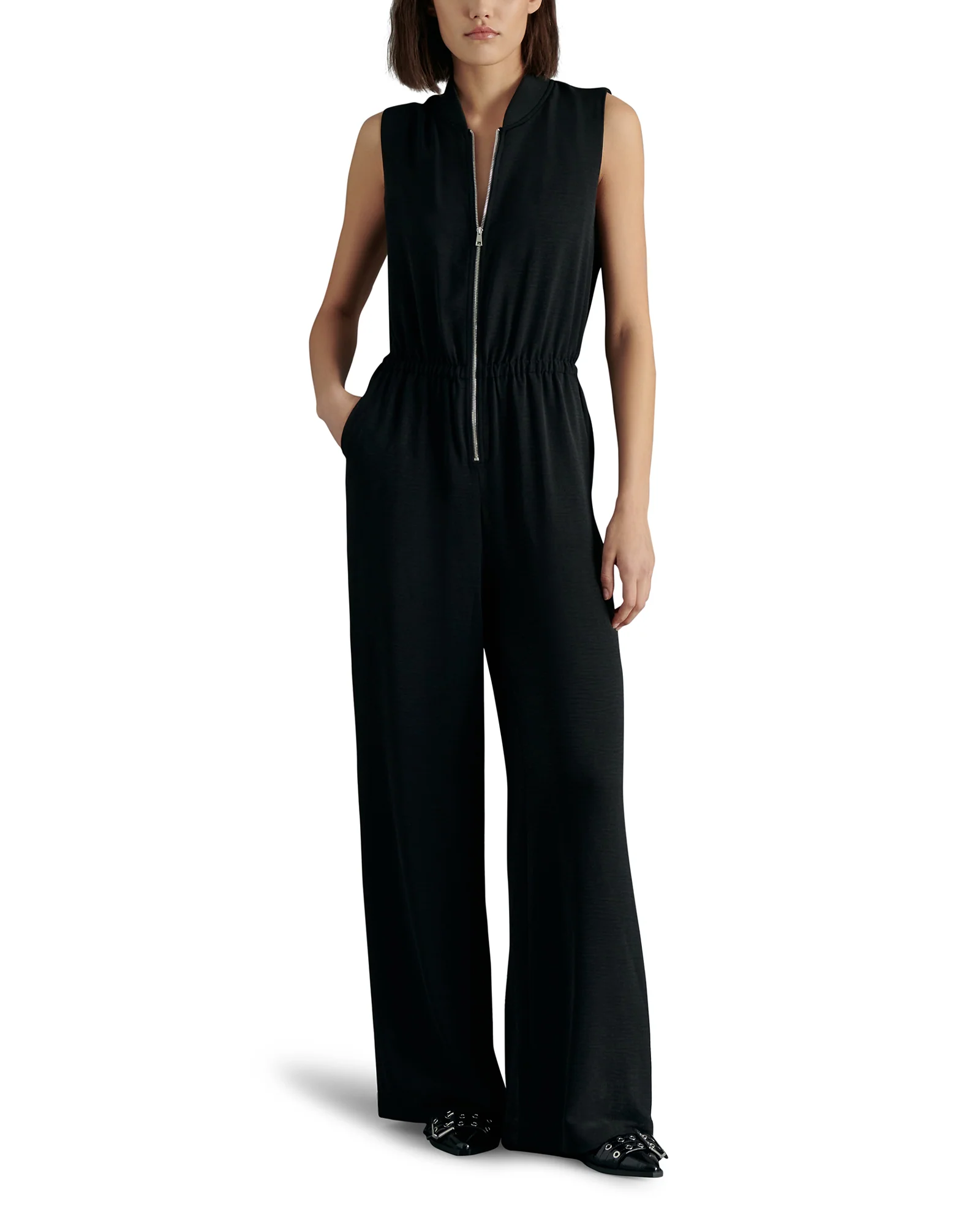 SAFFRON JUMPSUIT BLACK