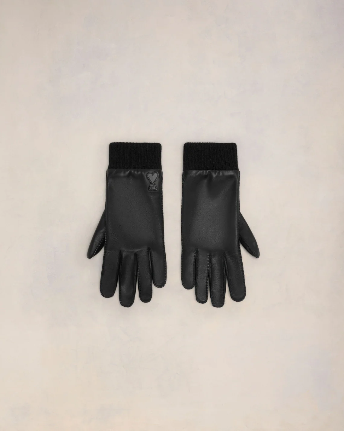 Ami de Coeur Leather Patch Gloves