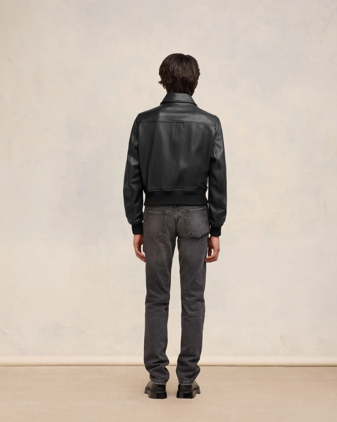 Zipped Leather Jacket