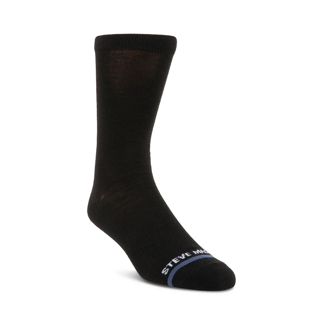 5 PK SM MEN'S CREW SOCKS BLACK