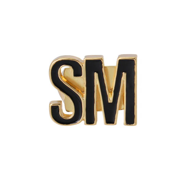 SM LOGO RING GOLD MULTI