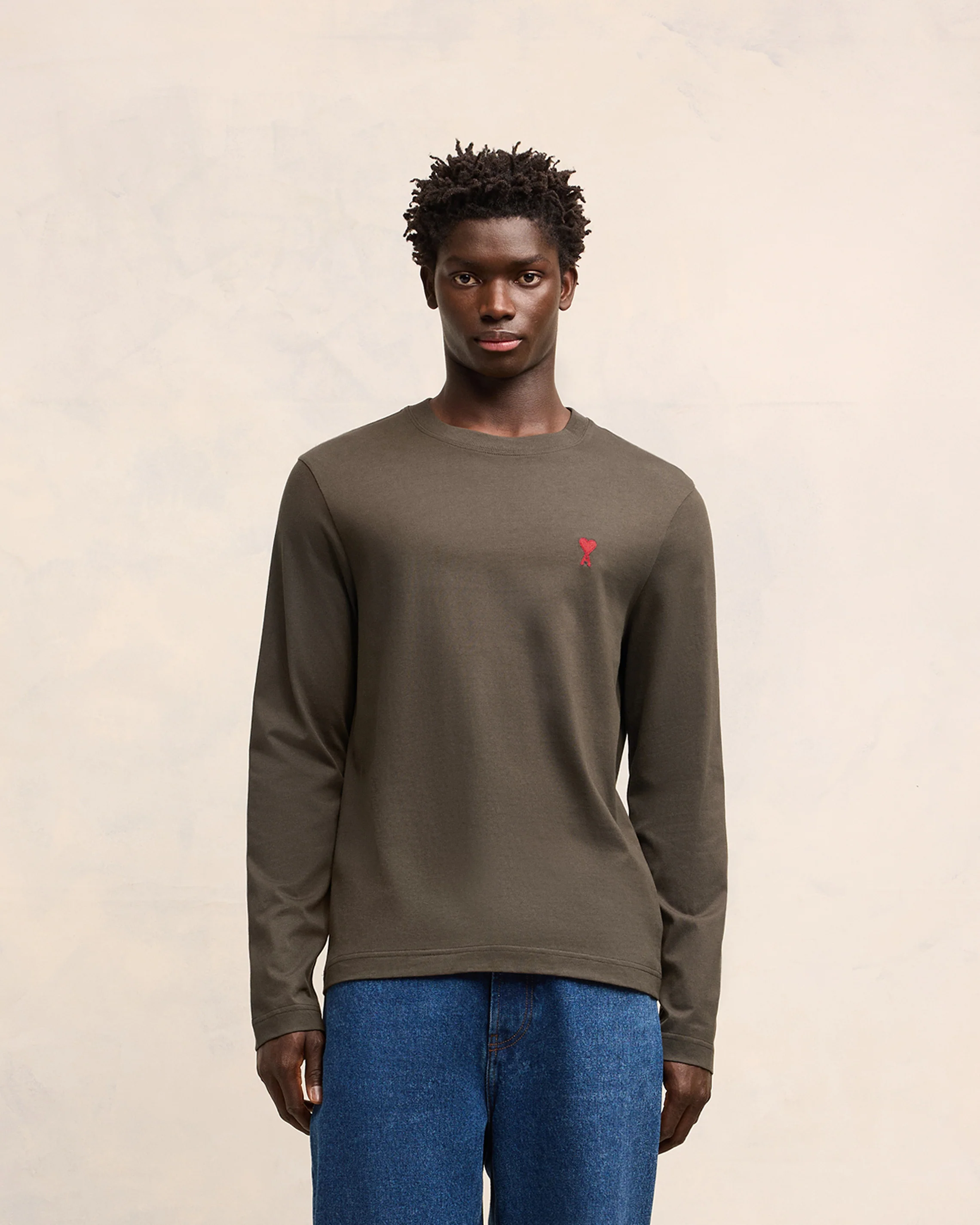 Red Ami de Coeur Longlseeves T-shirt