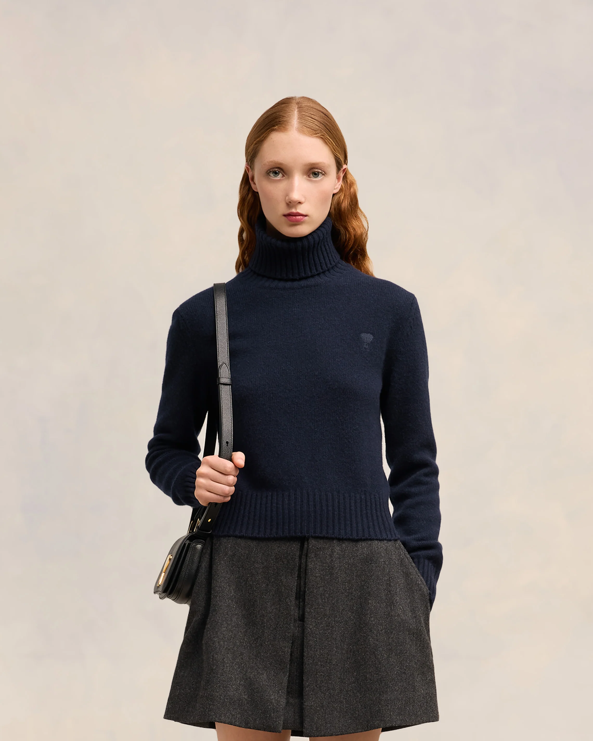Cashmere Ami de Coeur Turtle Neck Sweater