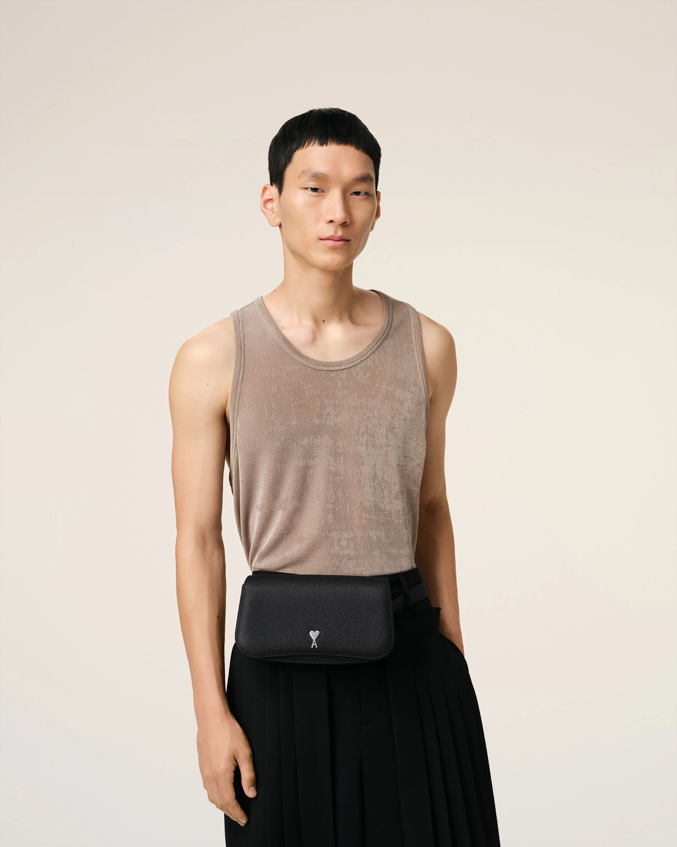 Black Leather Crossbody Paris Paris Bag