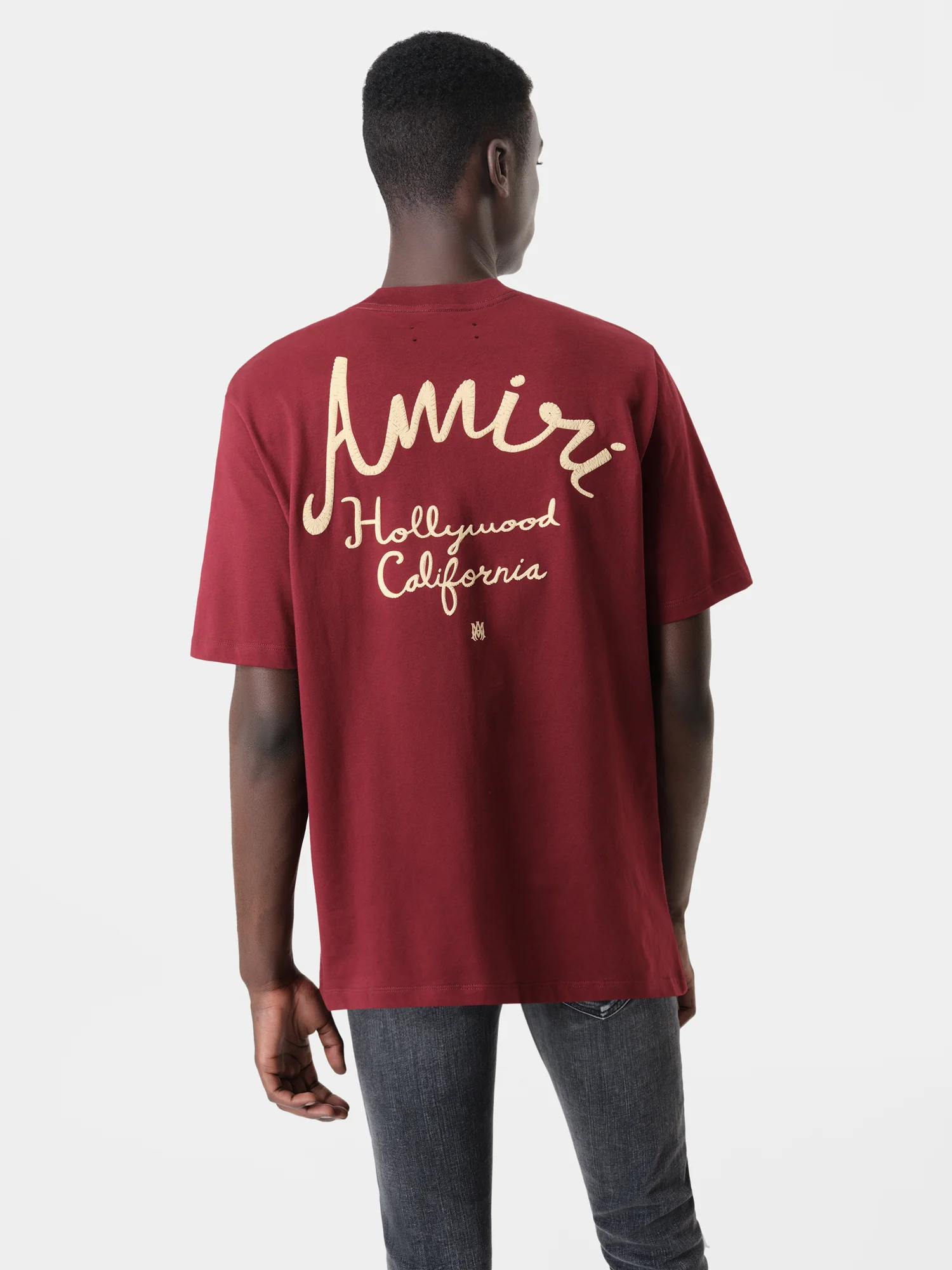 AMIRI HOLLYWOOD TEE - Burgundy