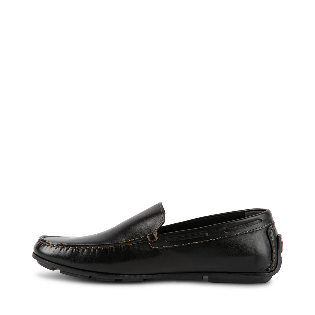 MANOLO BLACK LEATHER