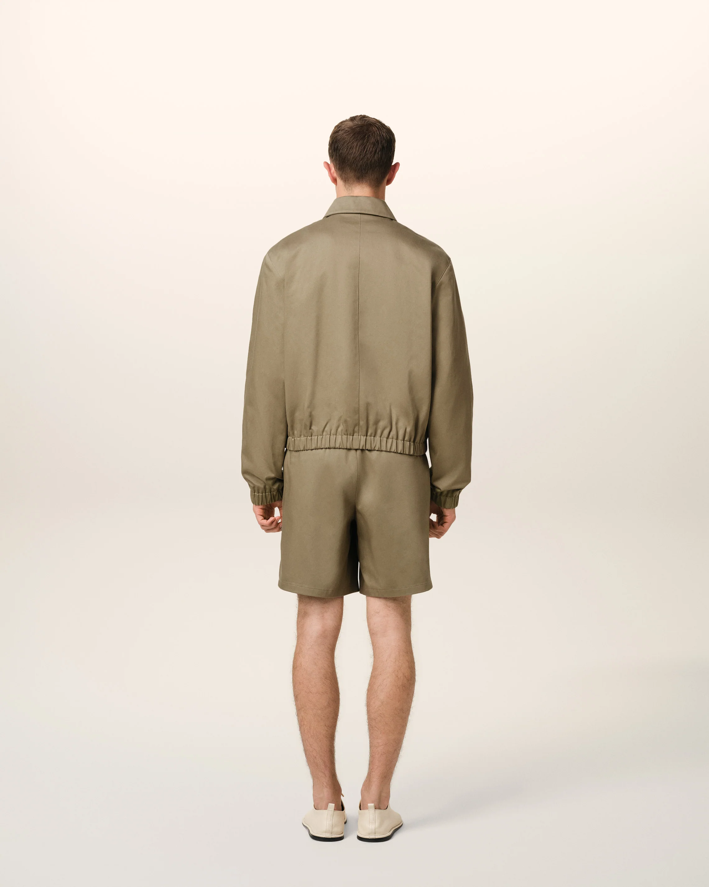 Green Cotton Ami de Coeur Zipped Jacket