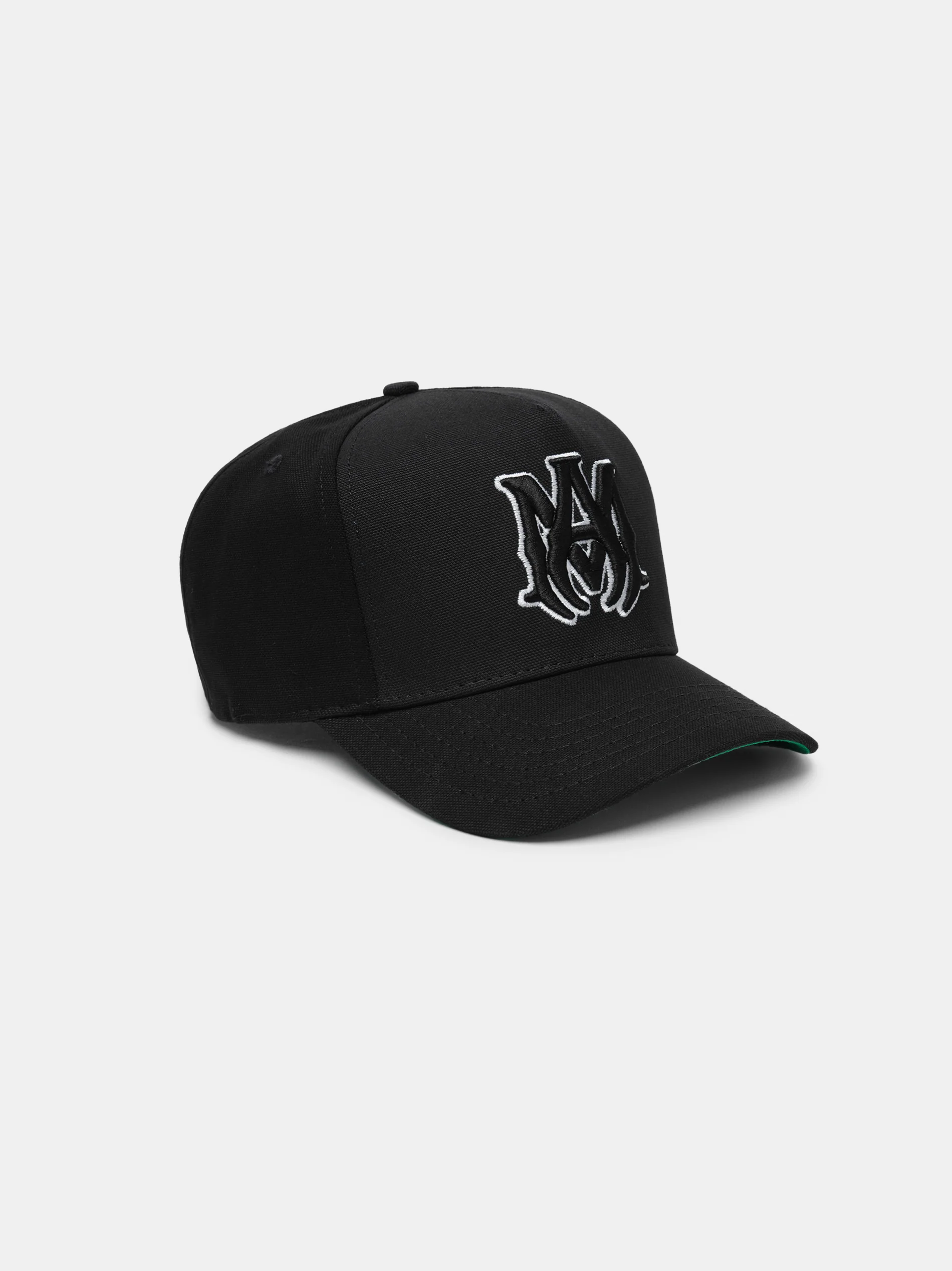MA STAGGERED AMIRI FULL CANVAS HAT - Black Black