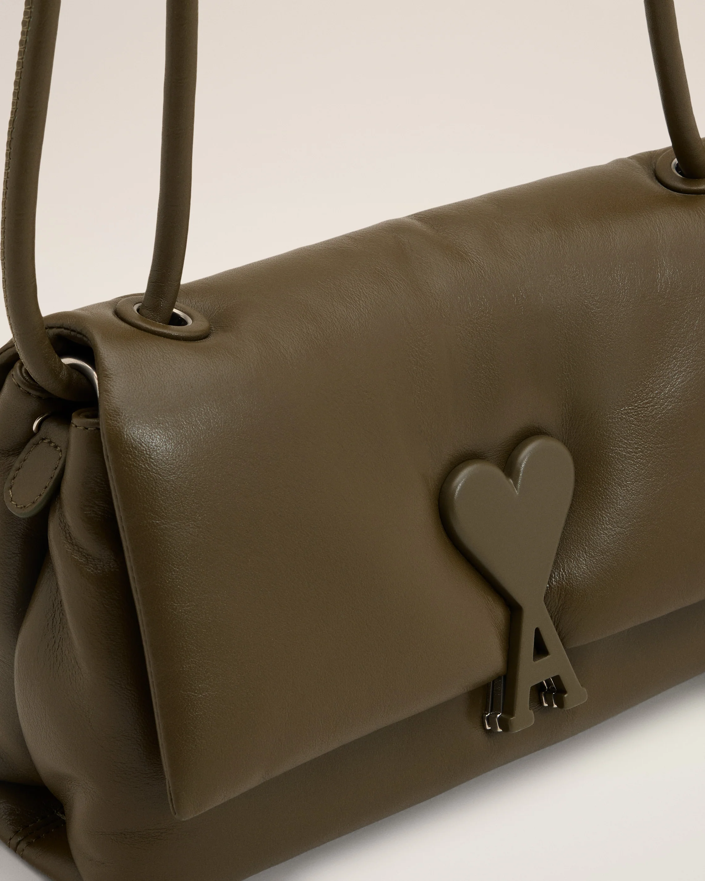 Khaki Leather Voulez-Vous Bag
