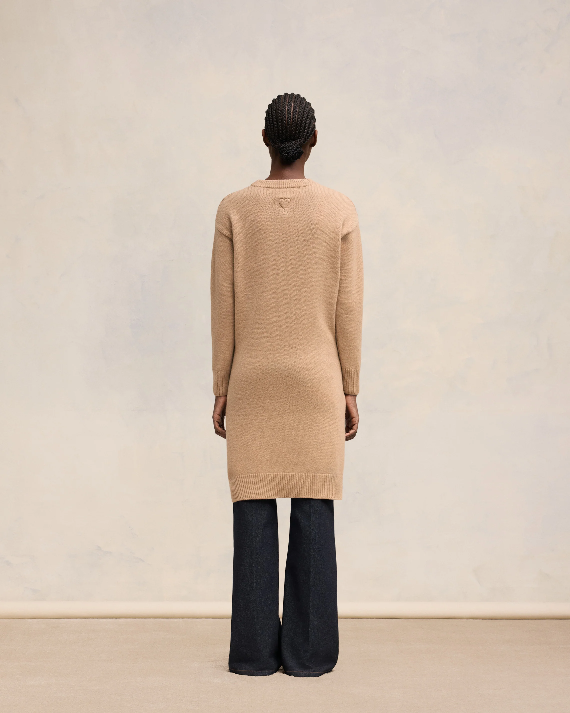 Argyle Double Crewneck Sweater