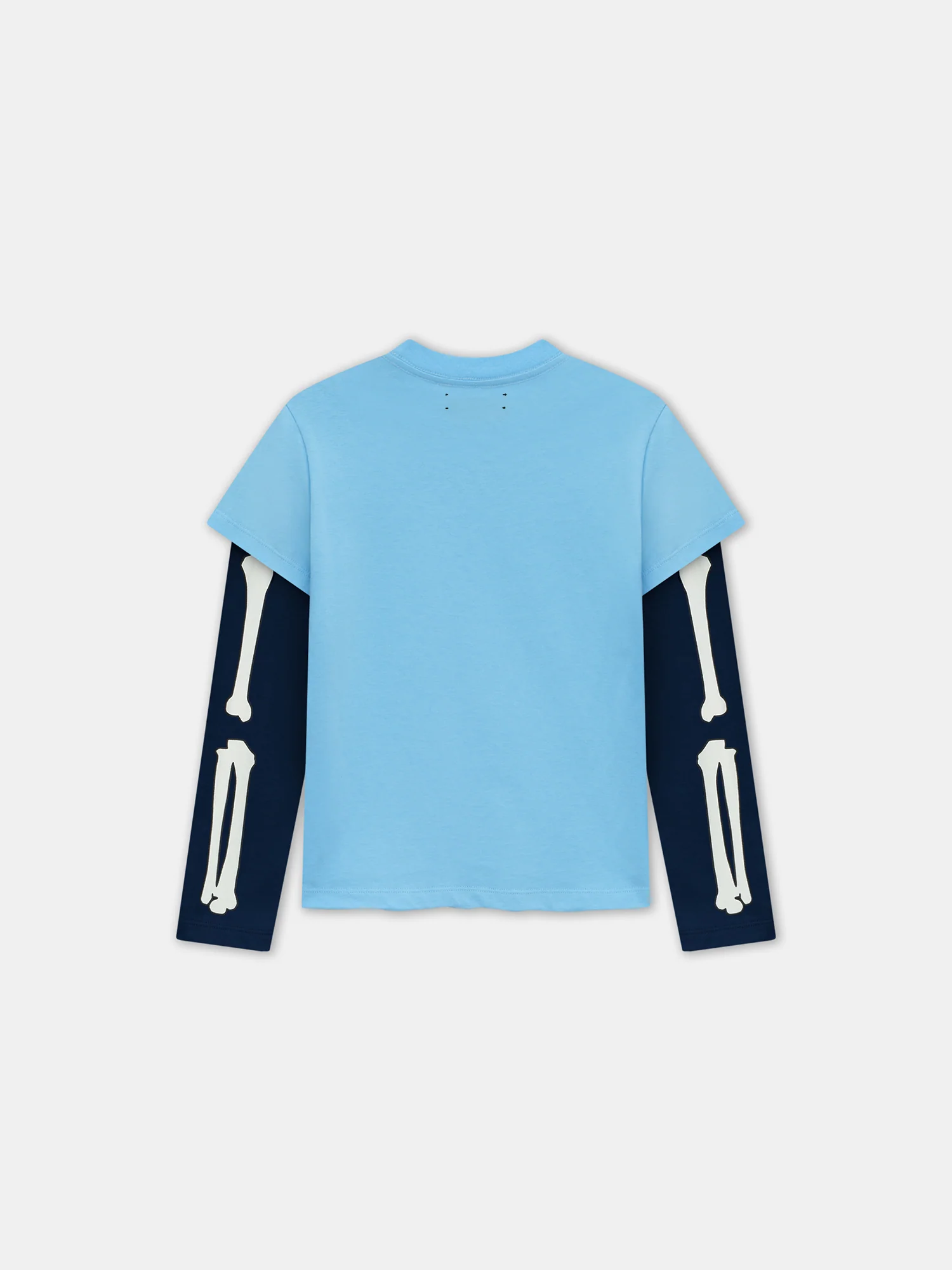 KIDS - KIDS' BONES LONG SLEEVE TEE - Pacific Blue