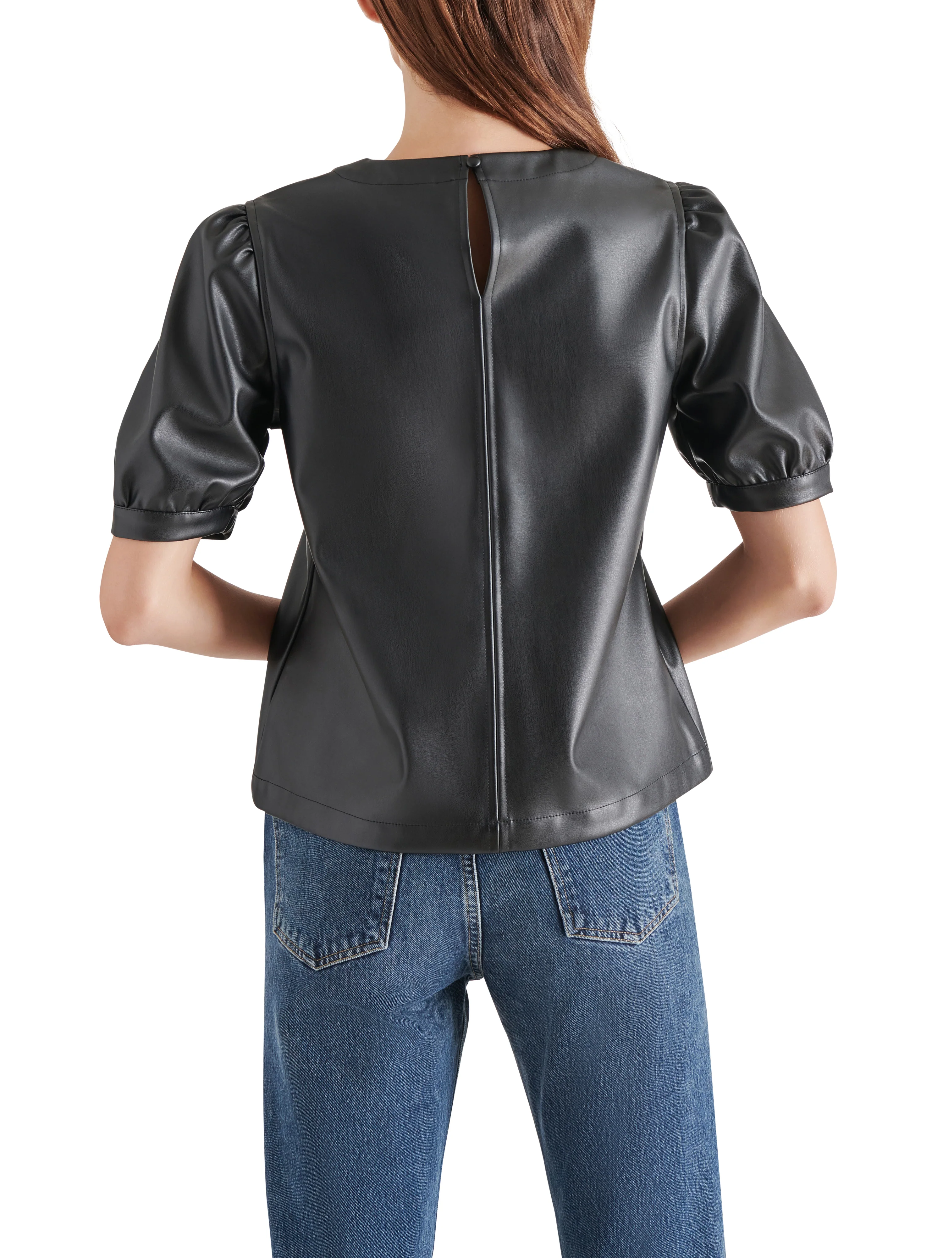 FAUX IT UP TOP BLACK