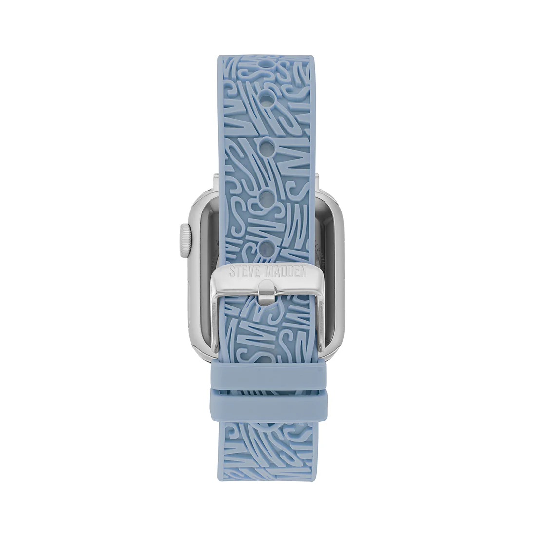 Apple Watch® RUBBER LOGO BAND 42/44/45MM BLUE
