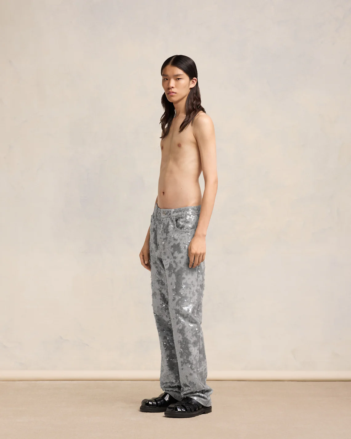 Embroidered Straight Fit Jeans