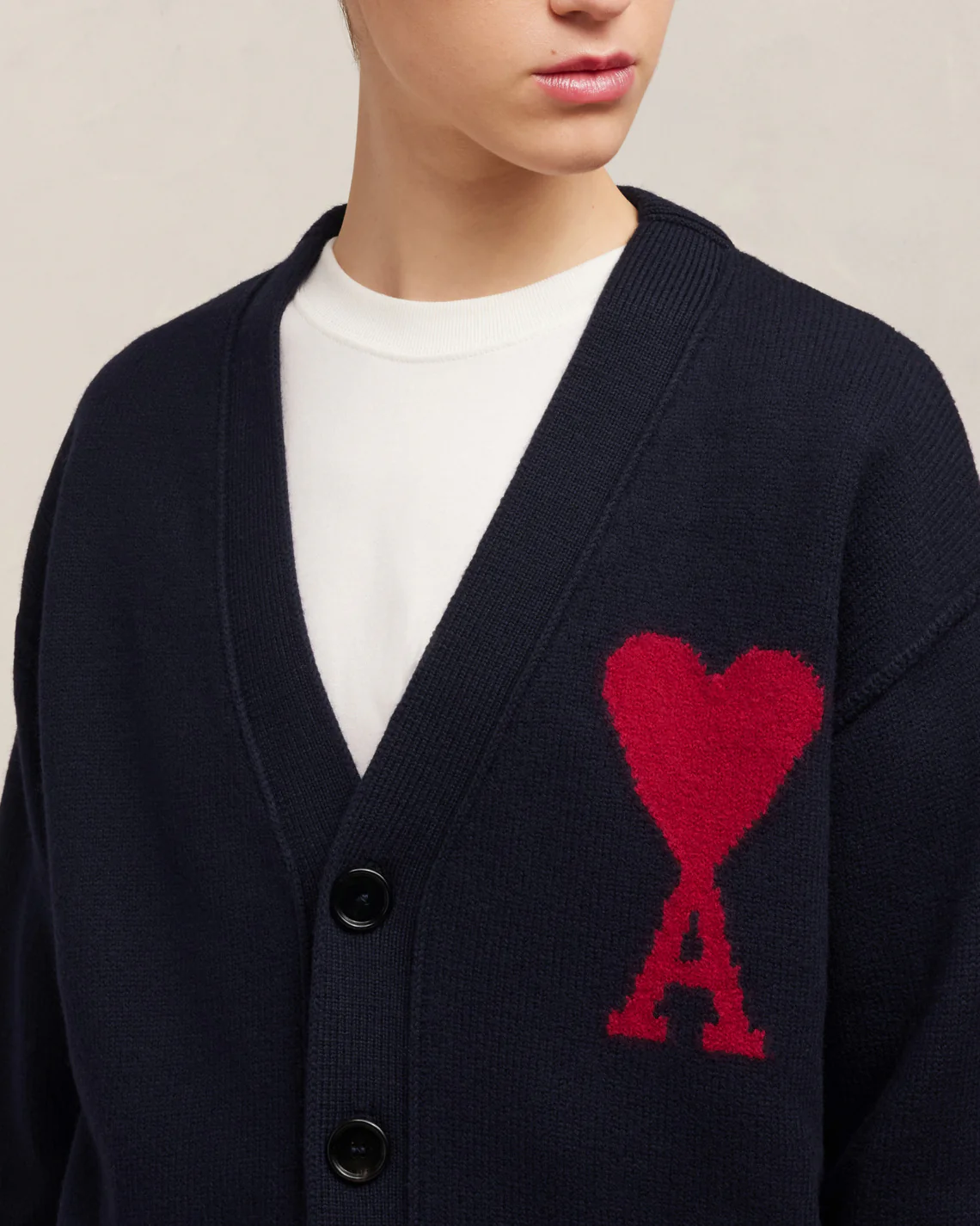 Red Ami de Coeur Cardigan